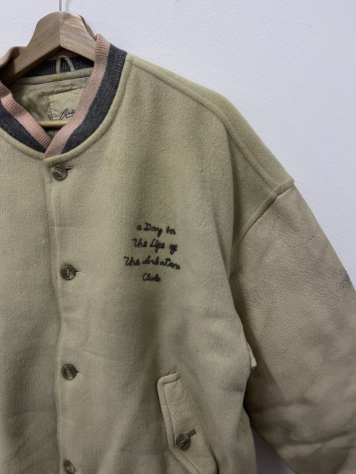 Vintage Vintage Arbatax Spell Out Sleeve Varsity Jacket Size US XL / EU 56 / 4 - 6 Thumbnail
