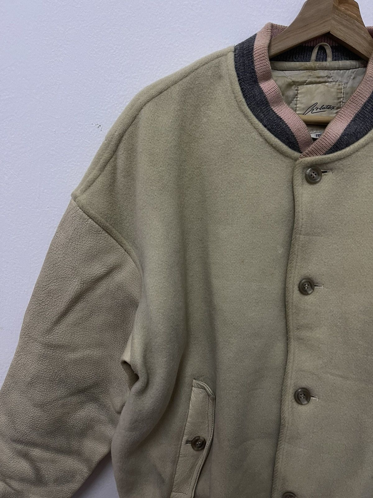 Vintage Vintage Arbatax Spell Out Sleeve Varsity Jacket Size US XL / EU 56 / 4 - 7 Thumbnail