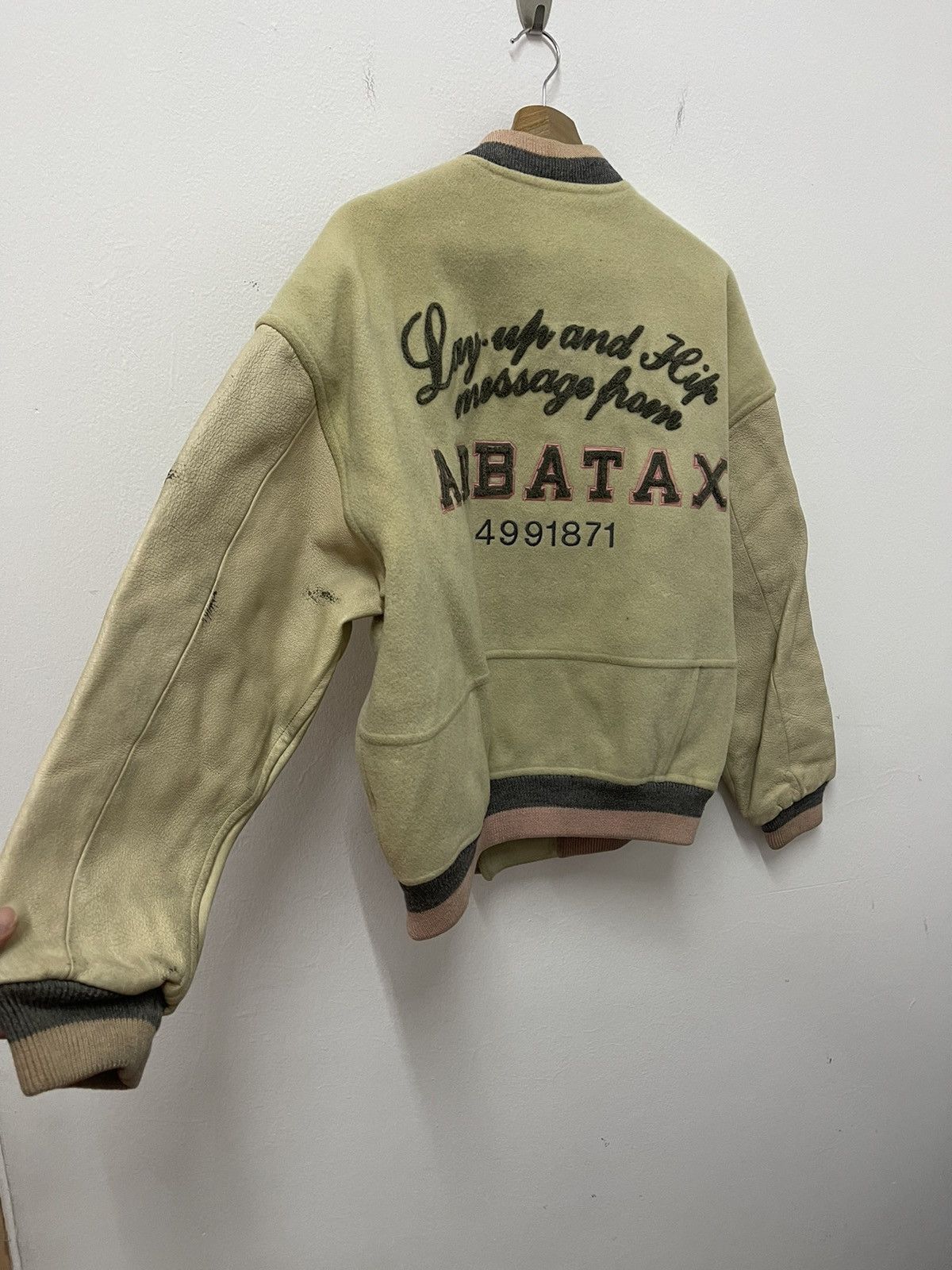 Vintage Vintage Arbatax Spell Out Sleeve Varsity Jacket Size US XL / EU 56 / 4 - 3 Thumbnail