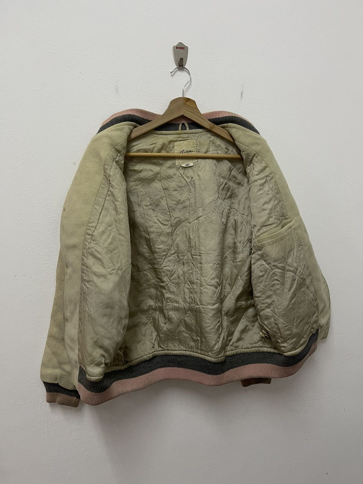 Vintage Vintage Arbatax Spell Out Sleeve Varsity Jacket Size US XL / EU 56 / 4 - 11 Thumbnail