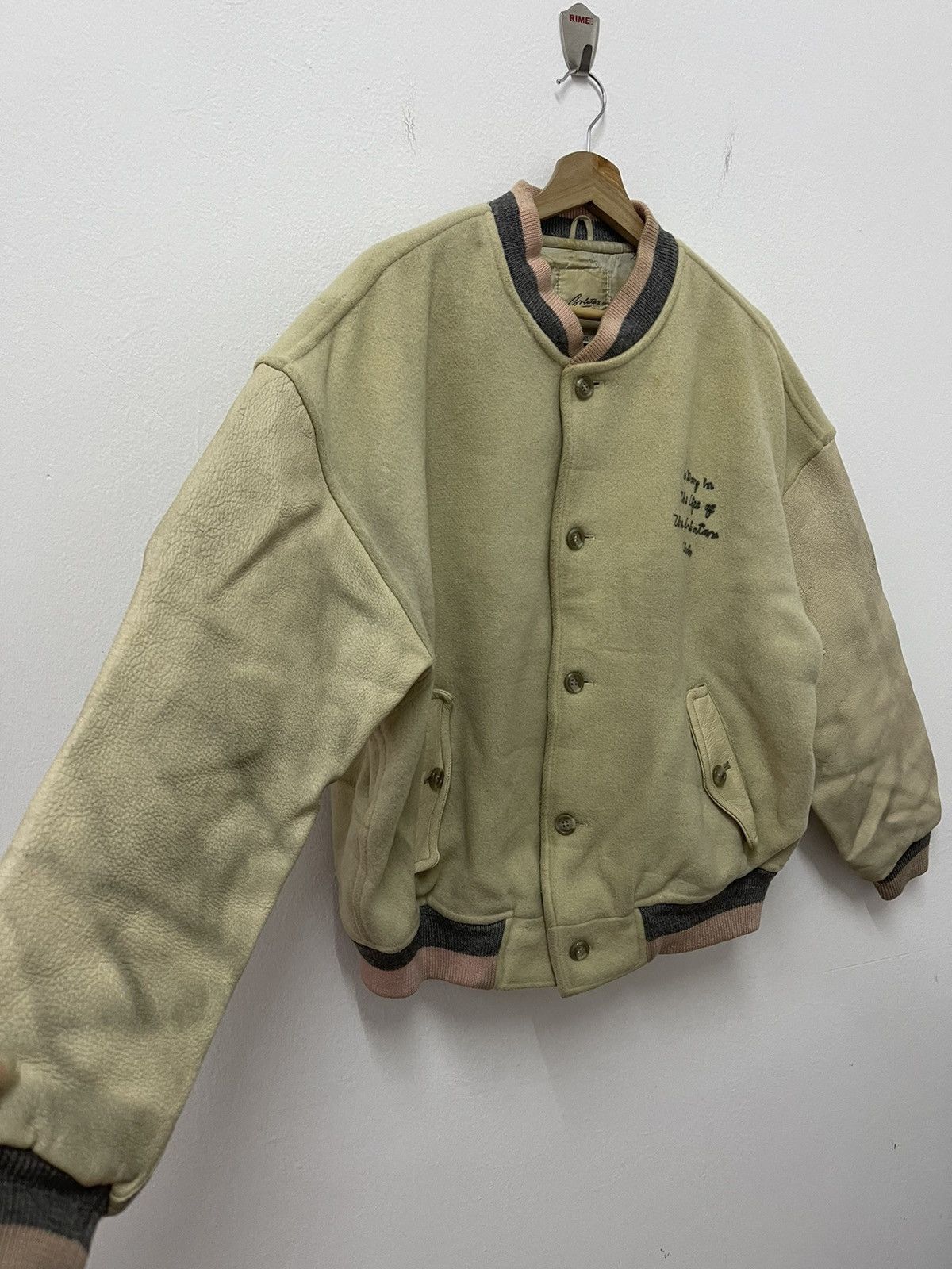 Vintage Vintage Arbatax Spell Out Sleeve Varsity Jacket Size US XL / EU 56 / 4 - 5 Thumbnail