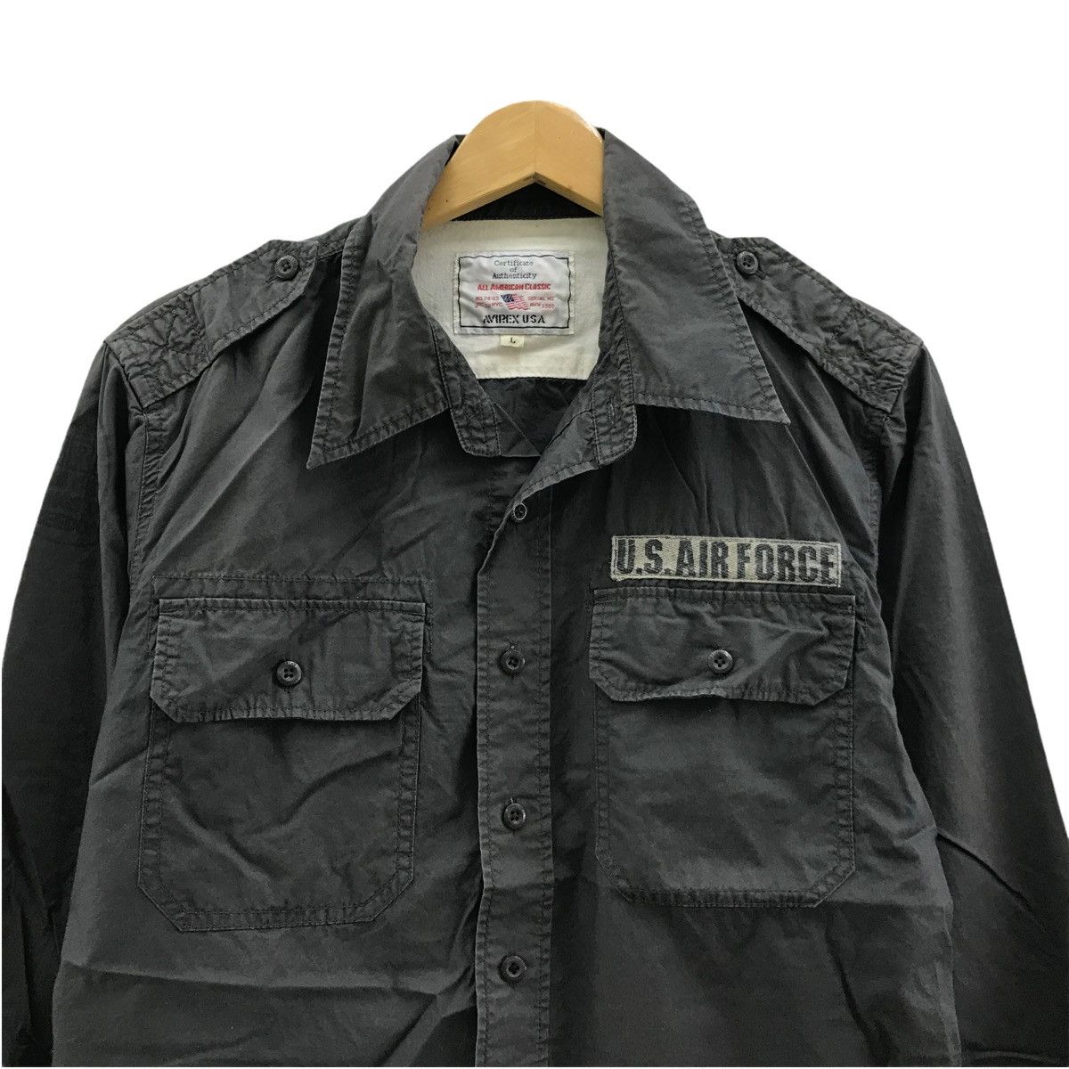 Avirex × Vintage Vintage Avirex Shirt Button Up Avirex US Army Size US M / EU 48-50 / 2 - 2 Thumbnail