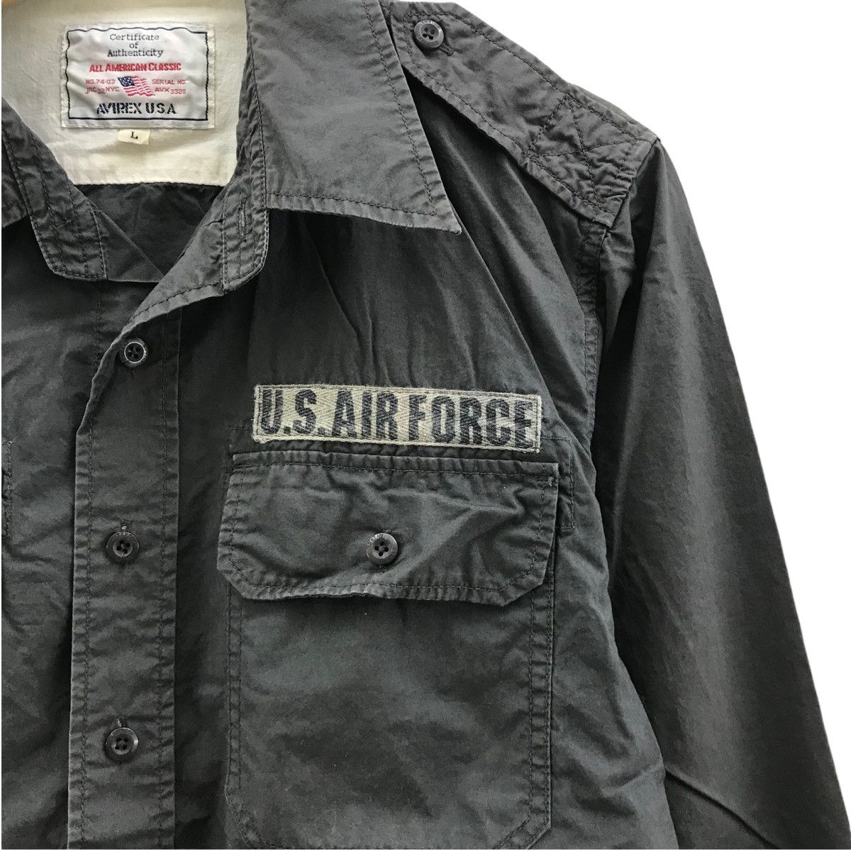Avirex × Vintage Vintage Avirex Shirt Button Up Avirex US Army Size US M / EU 48-50 / 2 - 3 Thumbnail