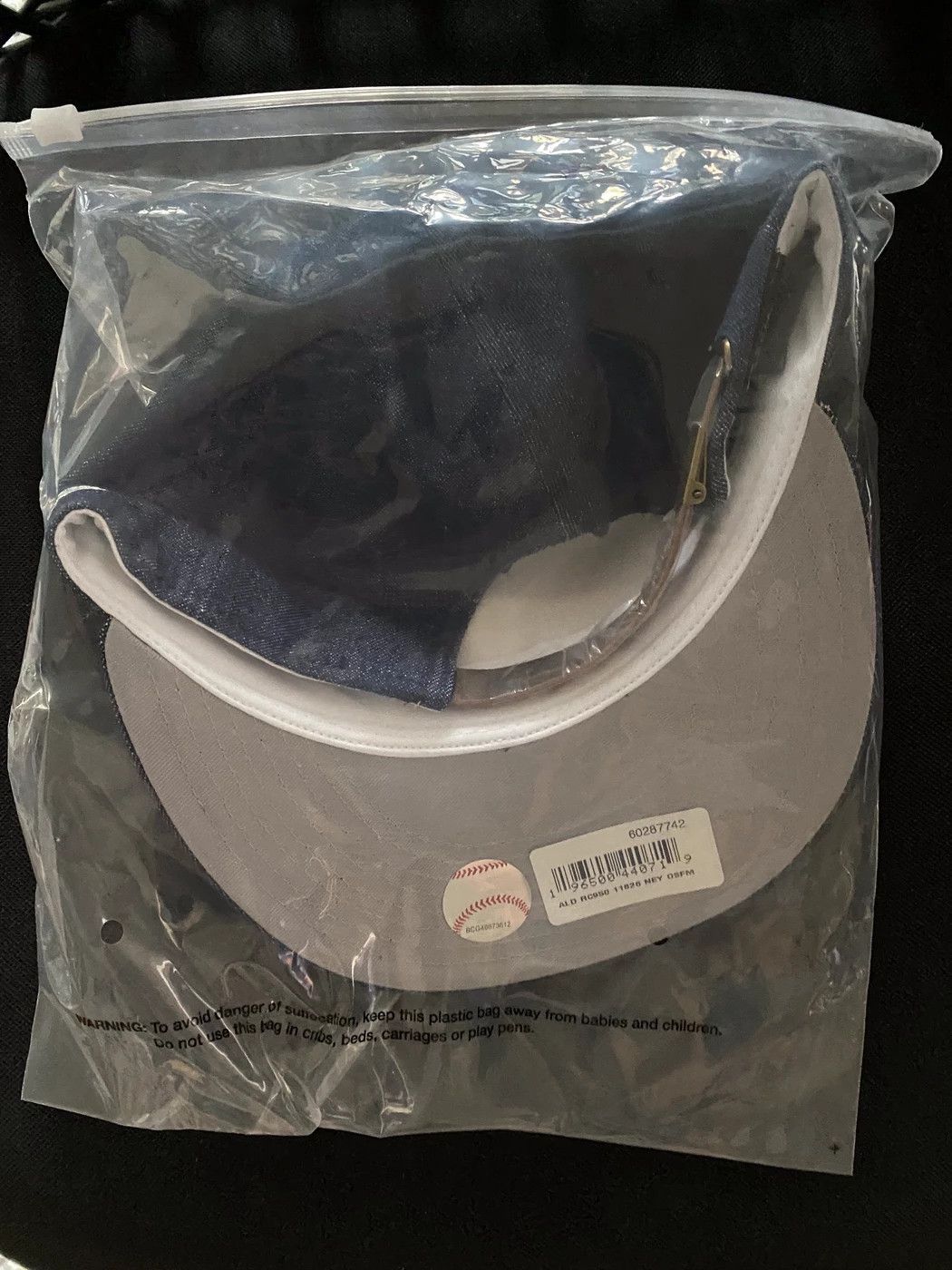 Aime Leon Dore Aime Leon Dore New Era Mets Denim Hat Navy Size ONE SIZE - 4 Thumbnail