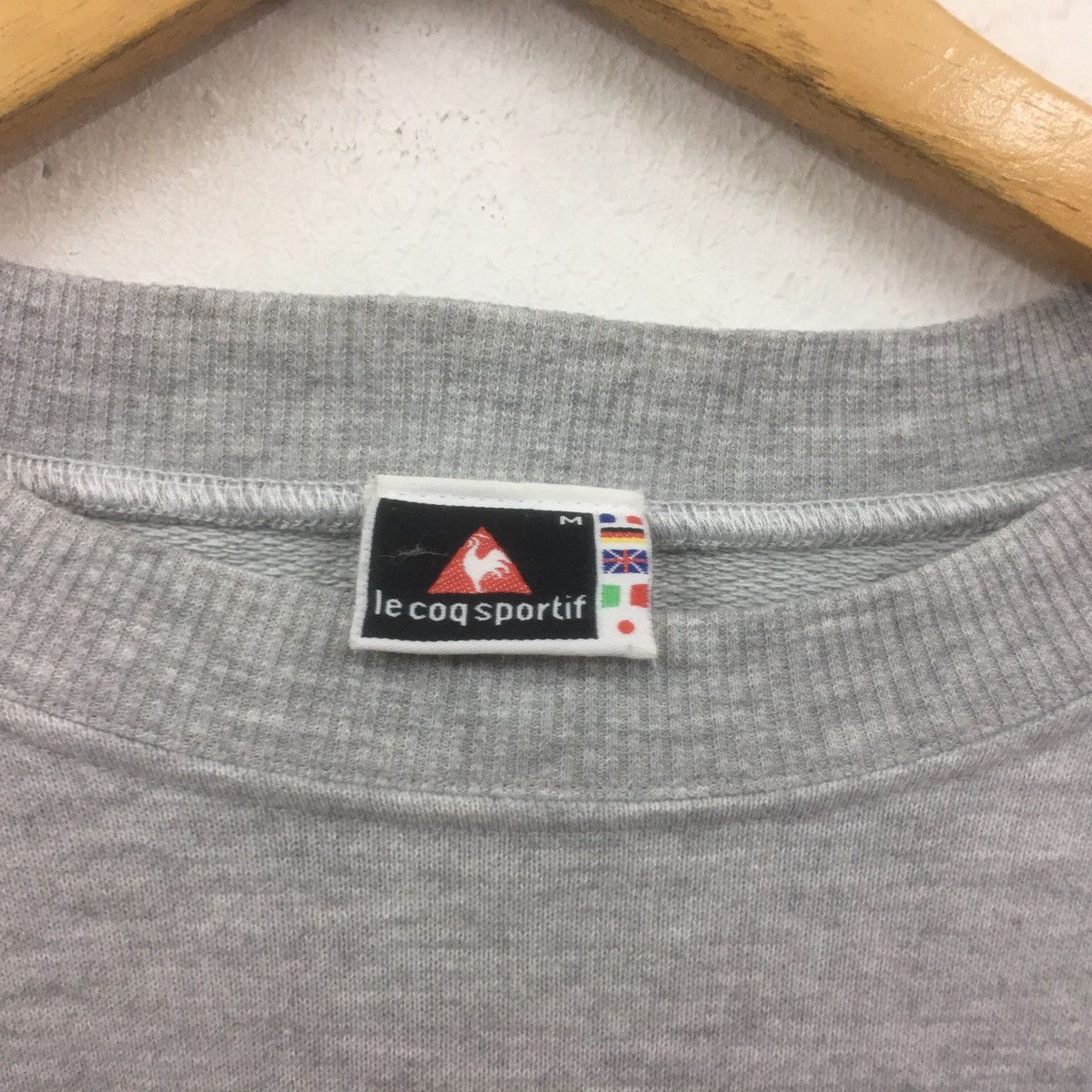 Le Coq Sportif × Vintage Vintage Le Coq Sportif BigLogo Spellout Crewneck Sweatshirt Size US M / EU 48-50 / 2 - 5 Thumbnail