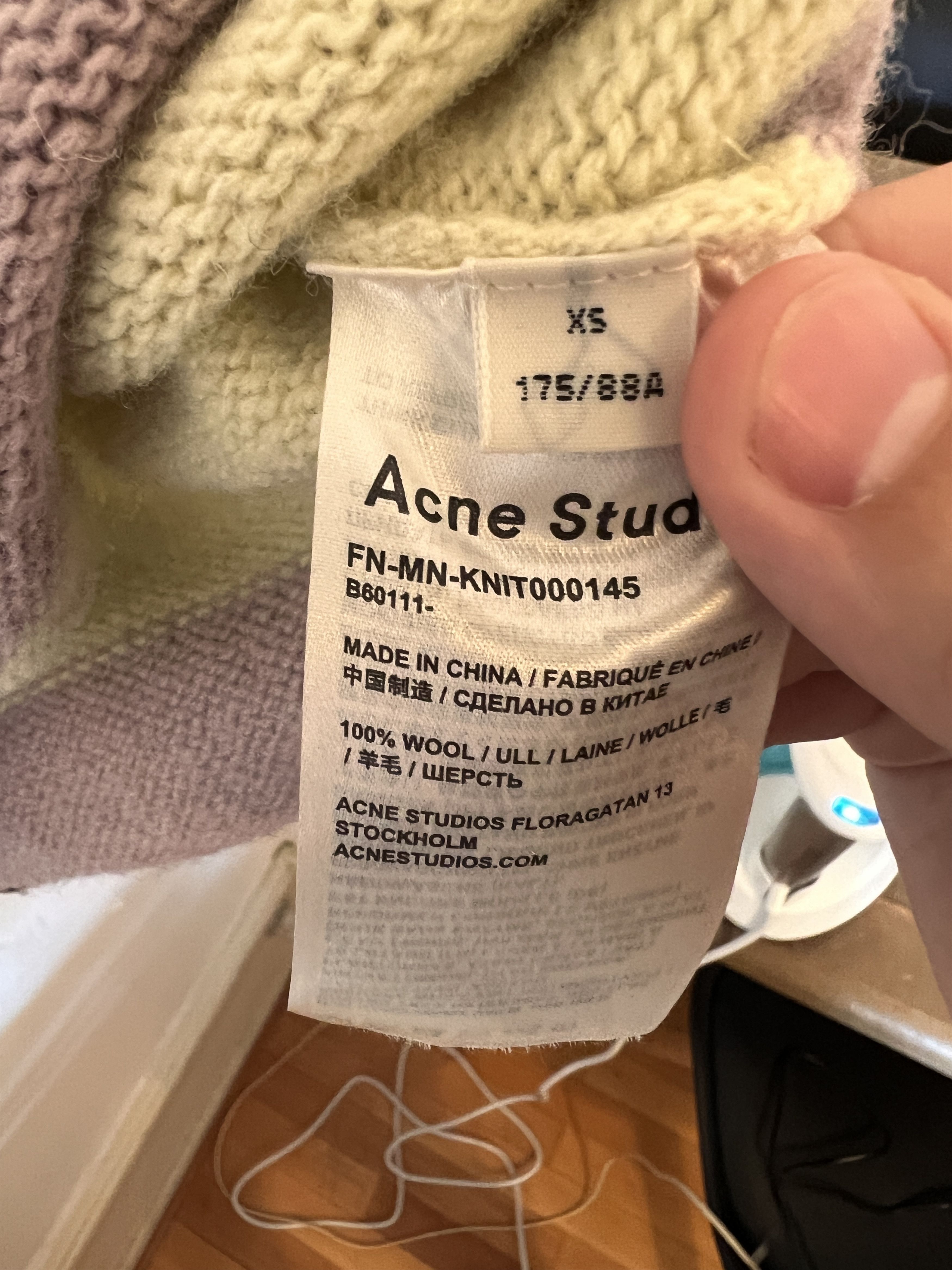 Acne Studios Striped Knitwear Size US S / EU 44-46 / 1 - 5 Thumbnail