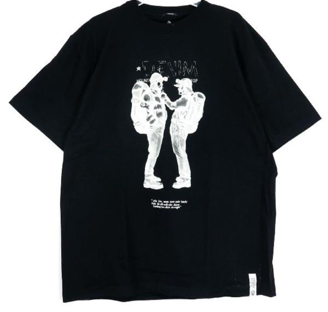 image of General Research x Mountain Research Denham Seditionaries Tee in Black, Men's (Size XL)