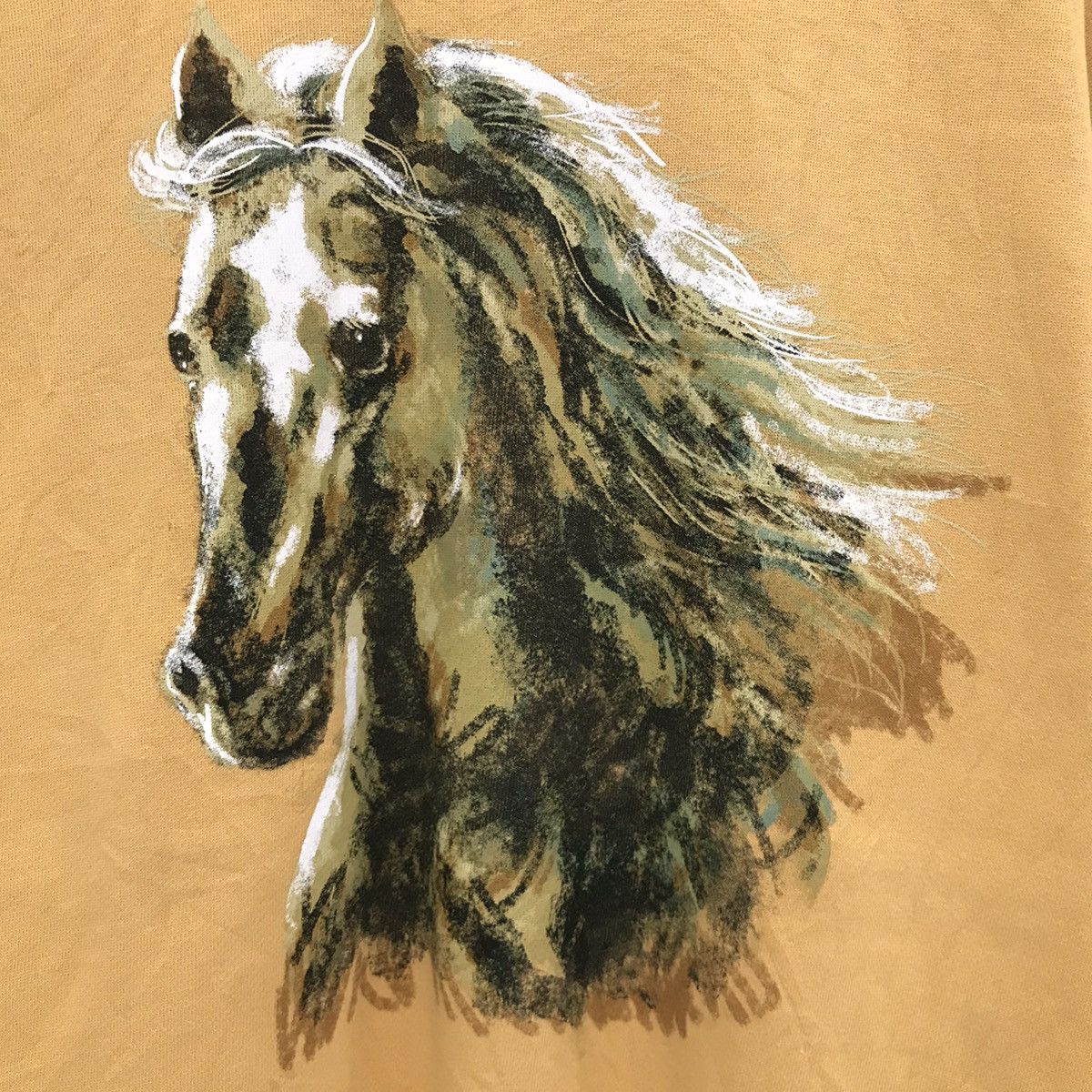 Habitat Vintage Horse Sweatshirt Crewneck Biglogo Horse Sweater Size US L / EU 52-54 / 3 - 3 Thumbnail