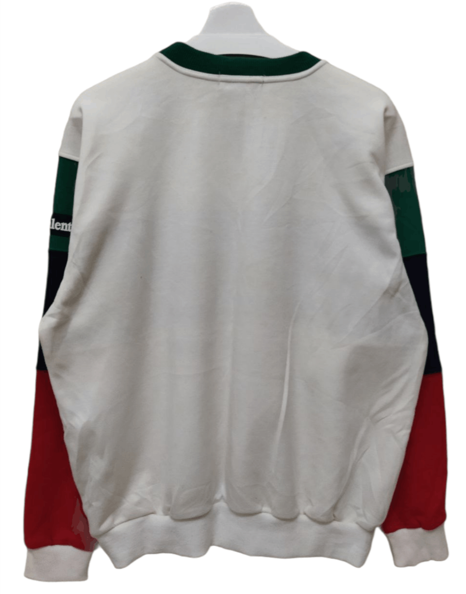 Japanese Brand Vintage CALRO VALENTINO Big Logo Spell Out Sweatshirt Size US L / EU 52-54 / 3 - 2 Thumbnail