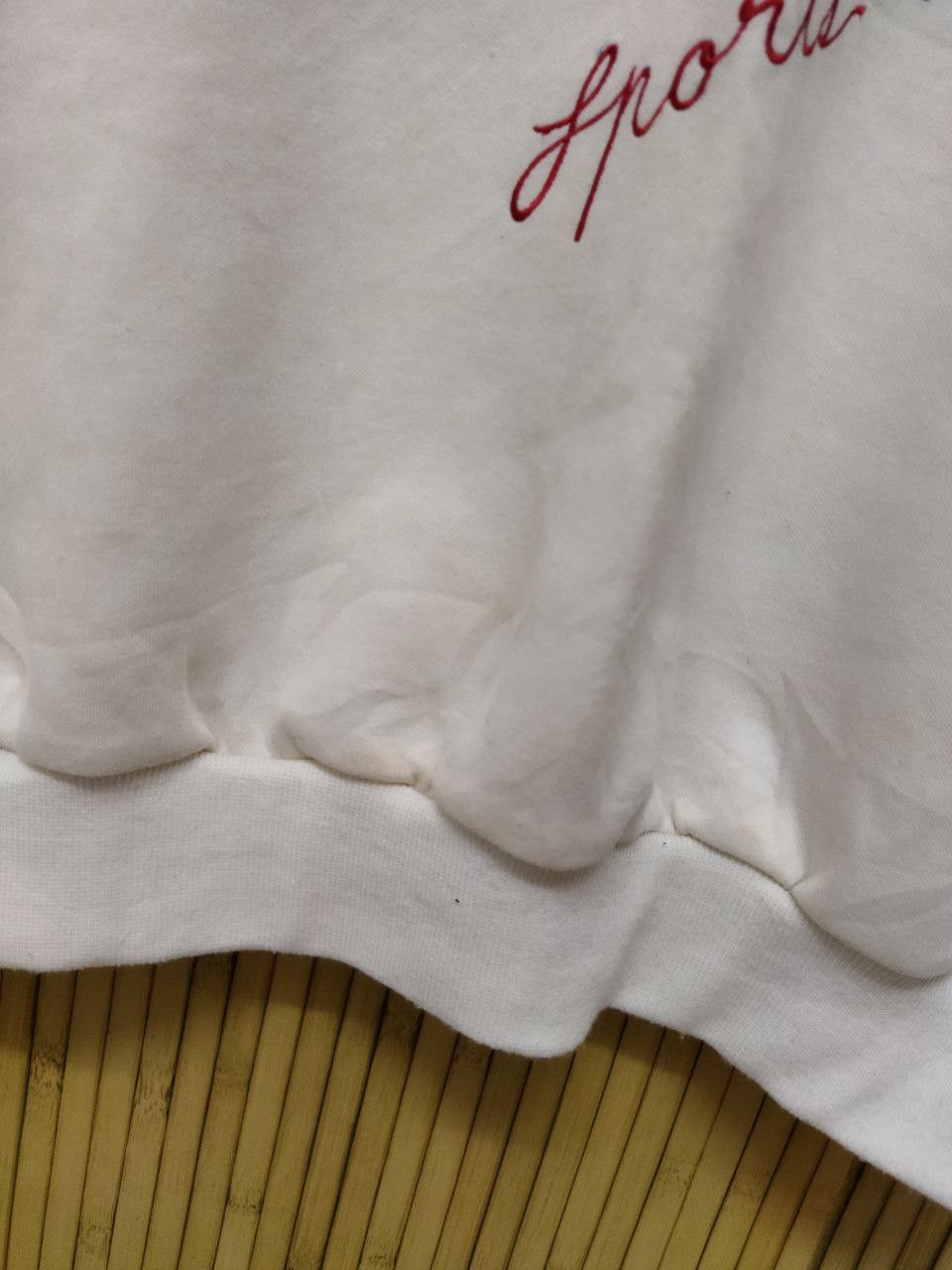 Japanese Brand Vintage CALRO VALENTINO Big Logo Spell Out Sweatshirt Size US L / EU 52-54 / 3 - 5 Thumbnail