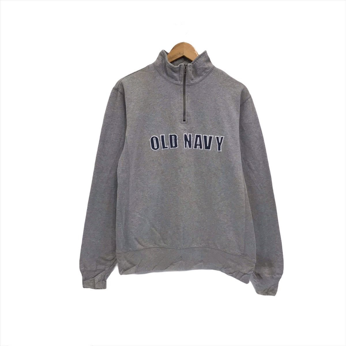 Old Navy Vintage Old Navy Sweatshirt Half Zip Biglogo Embroidery Size US M / EU 48-50 / 2 - 1 Thumbnail