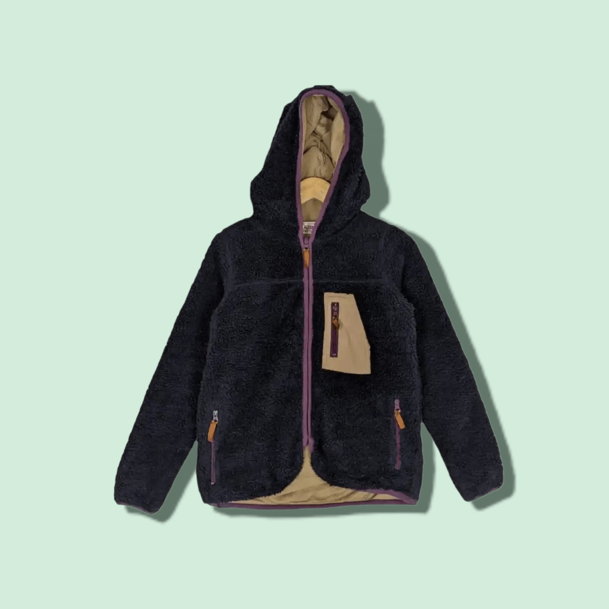 Japanese Brand × Vintage 90's HEART MARKET Fluffy Sherpa Jacket Hoodie Size US S / EU 44-46 / 1 - 1 Thumbnail