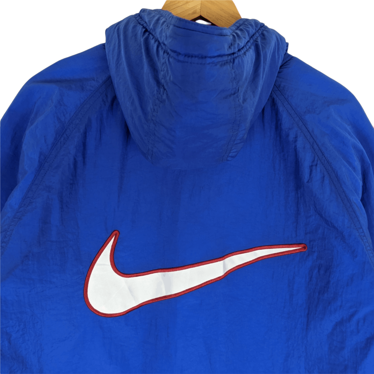 Nike NIKE Swoosh Big Logo Raincoat Parka Jacket Hoodie Size US M / EU 48-50 / 2 - 4 Thumbnail