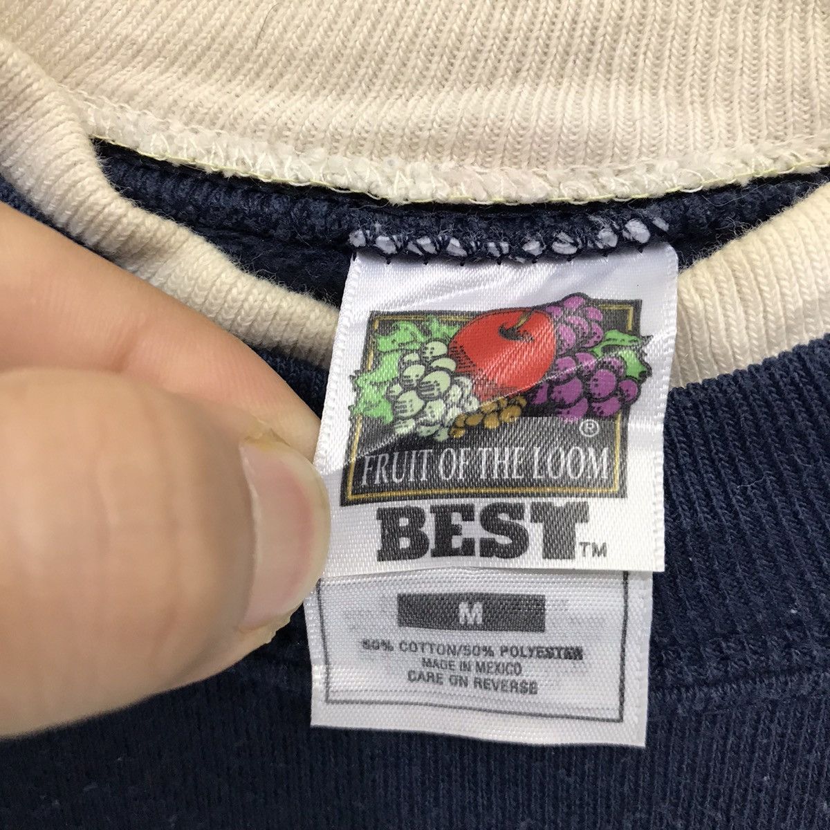 Fruit Of The Loom × Vintage Vintage Sweatshirt Embroidery I Believe In Angels Size US M / EU 48-50 / 2 - 7 Thumbnail