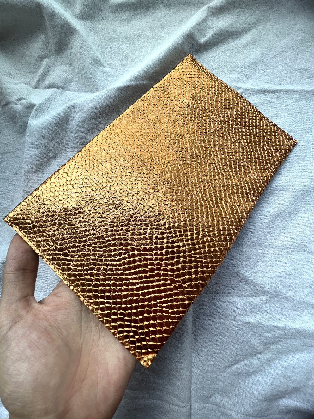 Maison Margiela MM6 Snake texture Clutch pouch iPad case clutch bag Size ONE SIZE - 3 Thumbnail