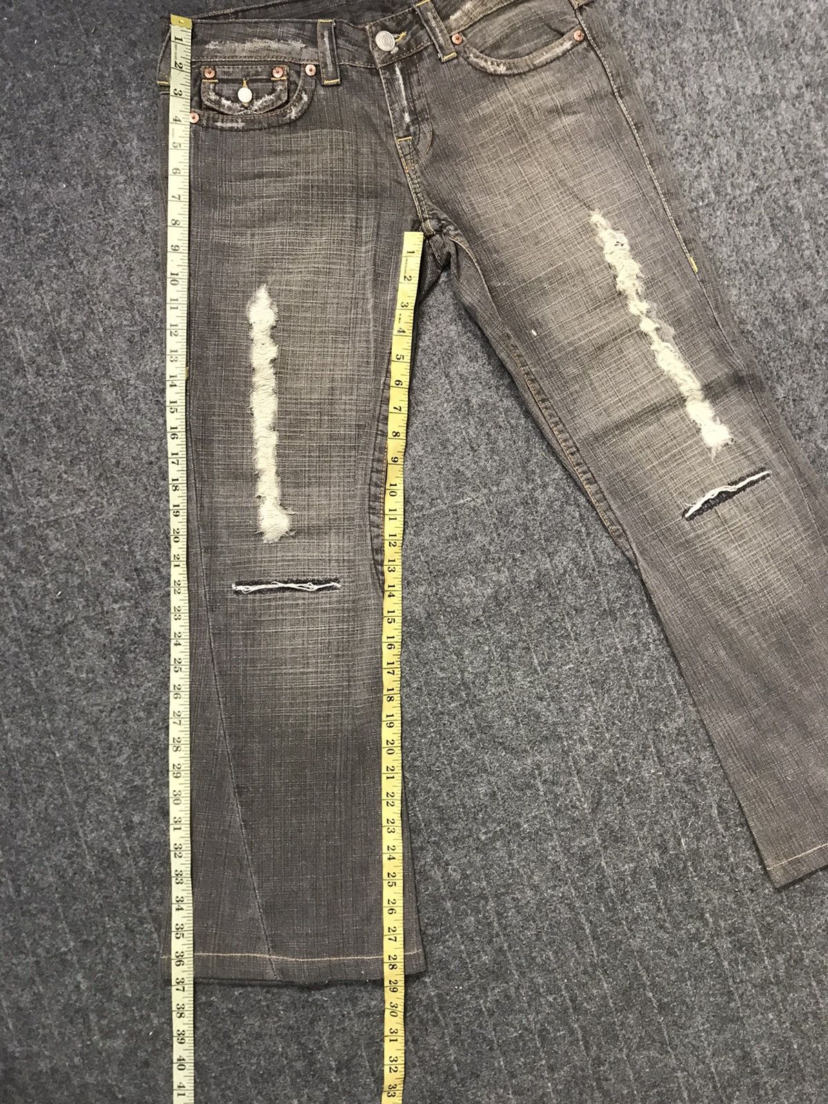 Other Distressed True Religion World Tour Brand Denim Flap Pocket Size 32" / US 10 / IT 46 - 12 Thumbnail