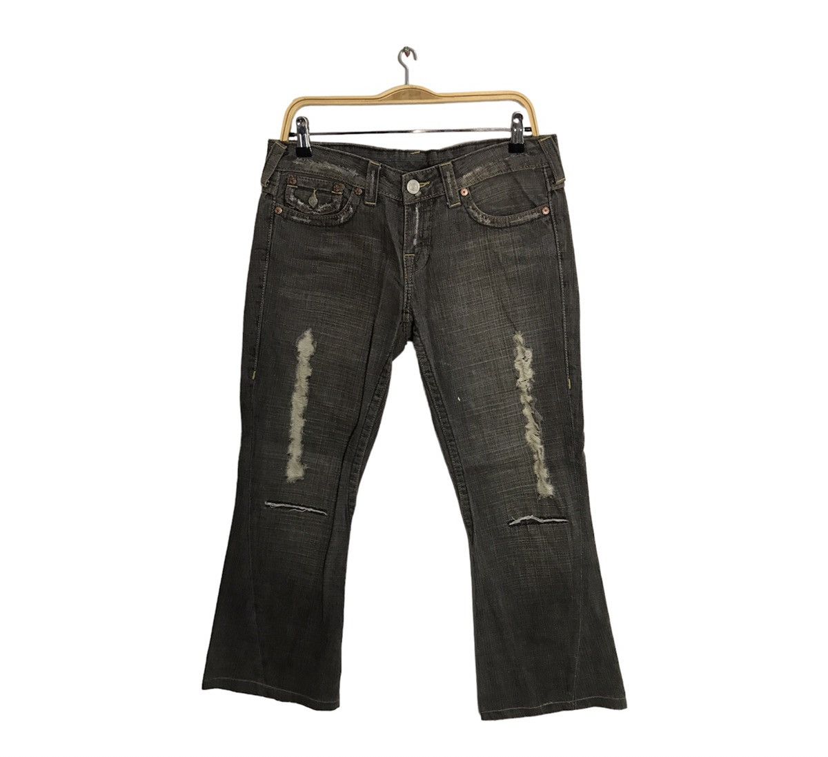 Other Distressed True Religion World Tour Brand Denim Flap Pocket Size 32" / US 10 / IT 46 - 1 Thumbnail