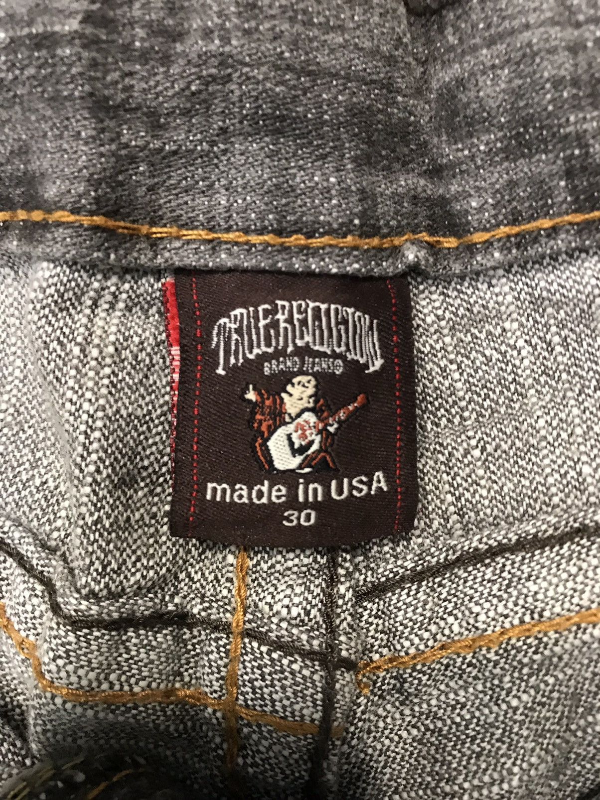 Other Distressed True Religion World Tour Brand Denim Flap Pocket Size 32" / US 10 / IT 46 - 9 Thumbnail