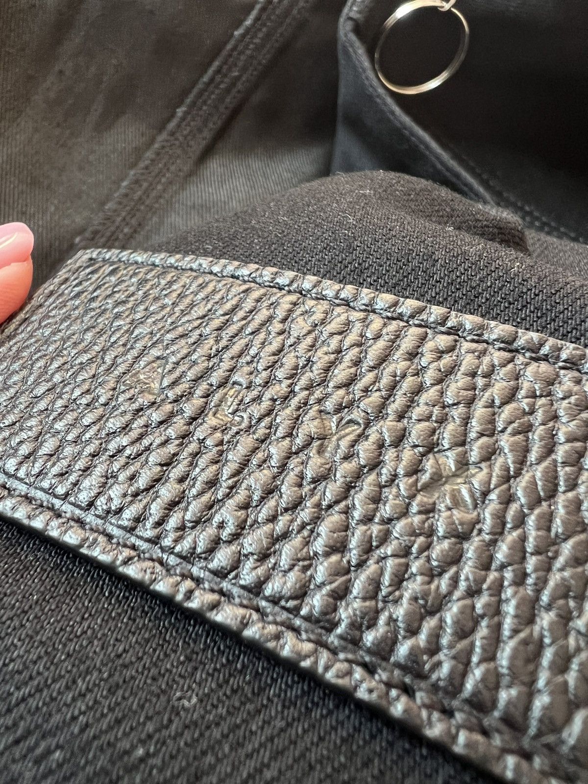 1017 ALYX 9SM × Alyx Alyx Hoop Details Black Denim Jacket Size L / US 10 / IT 46 - 5 Thumbnail