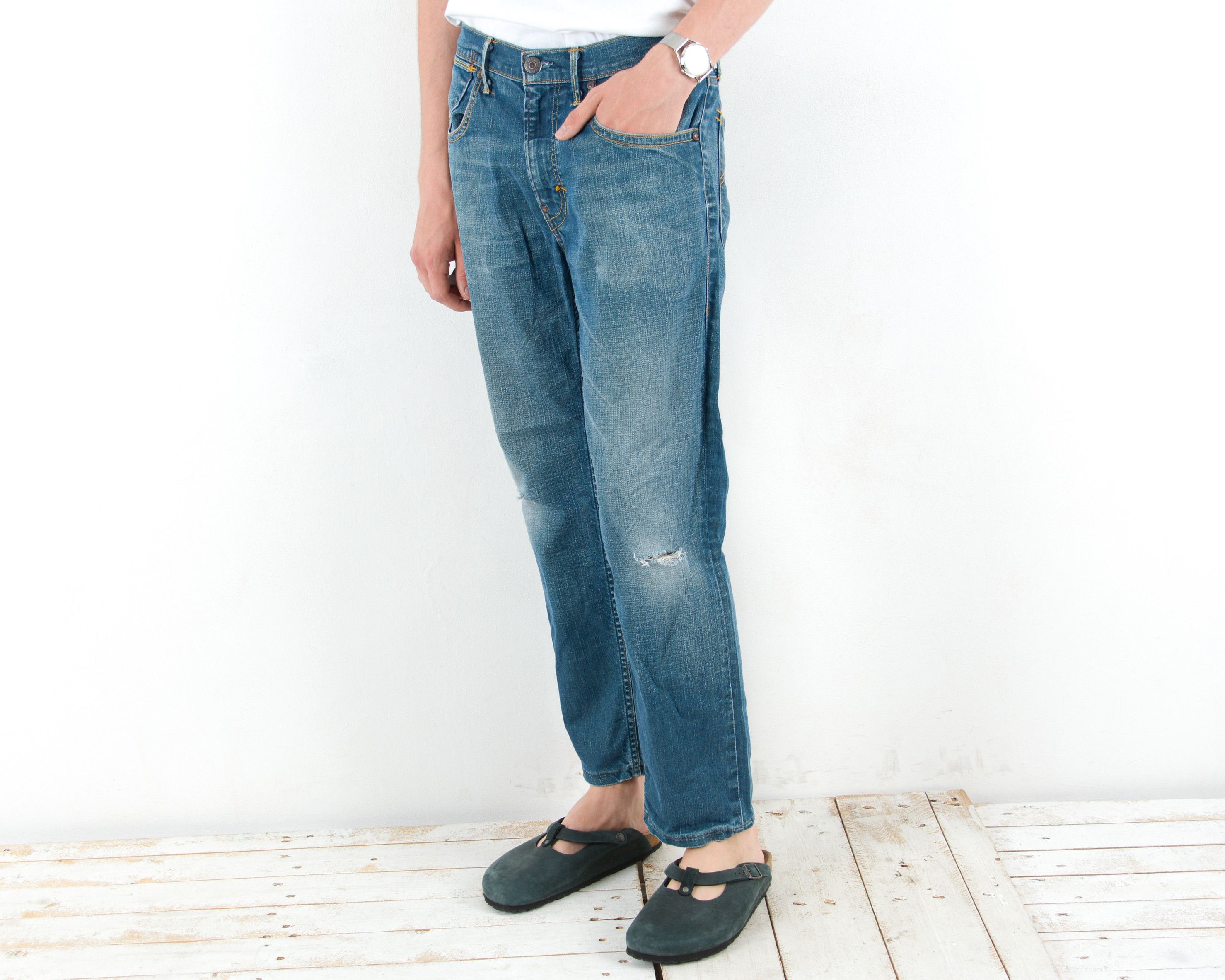 Levi's W36 L30 Skinny Jeans 519 Zip Denim Pants Trousers Size US 36 / EU 52 - 1 Thumbnail