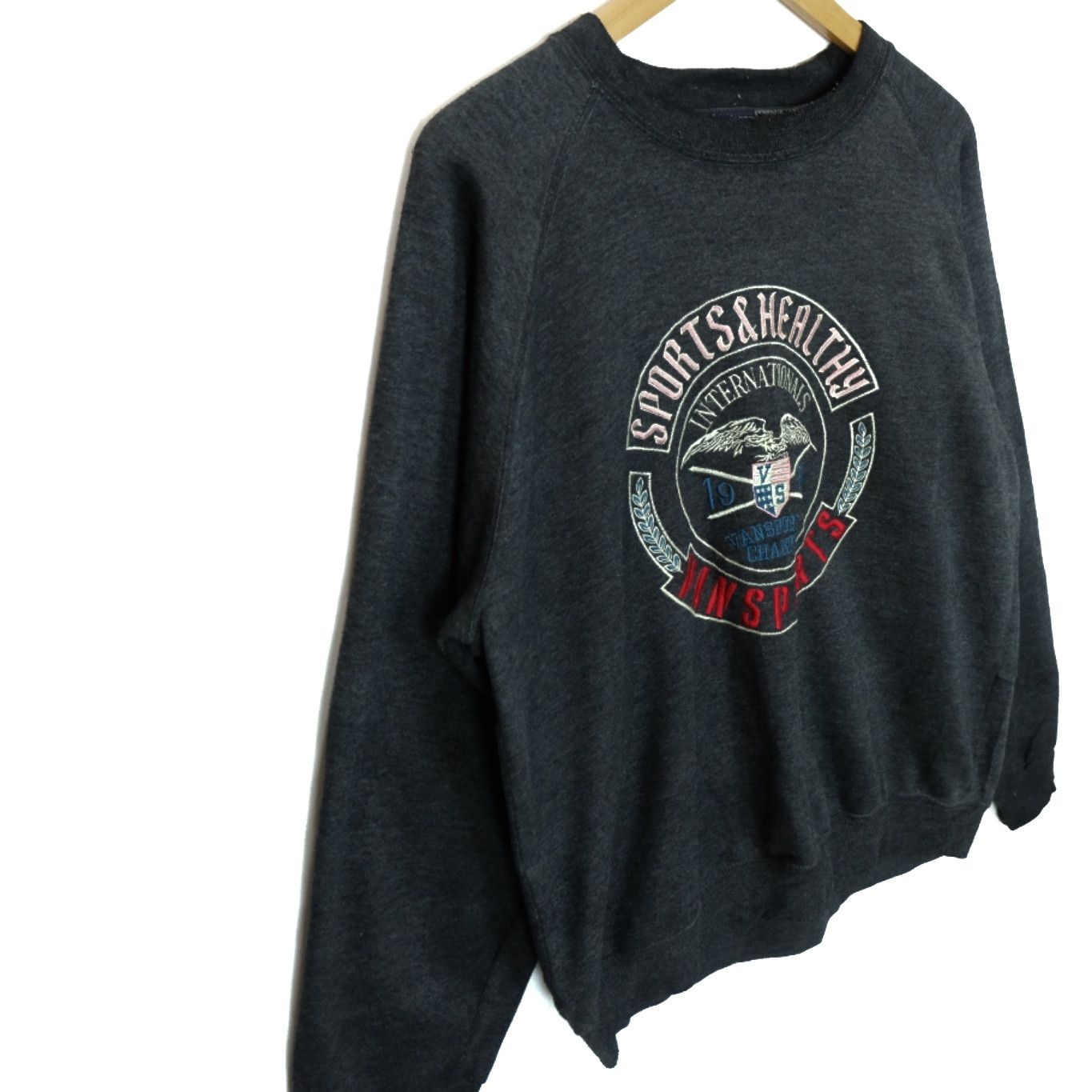 Japanese Brand × Van × Vintage Vintage 90's VANSPORTS Big Logo Sweater Sweatshirts Size US L / EU 52-54 / 3 - 3 Thumbnail