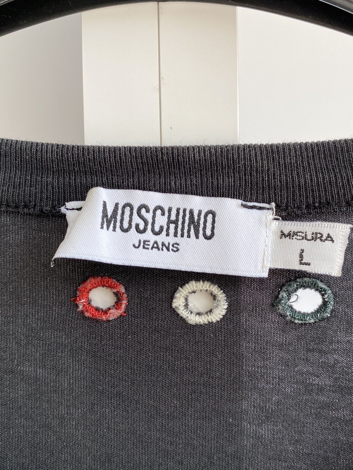 Moschino Moschino Jeans vintage tee Size US L / EU 52-54 / 3 - 3 Thumbnail