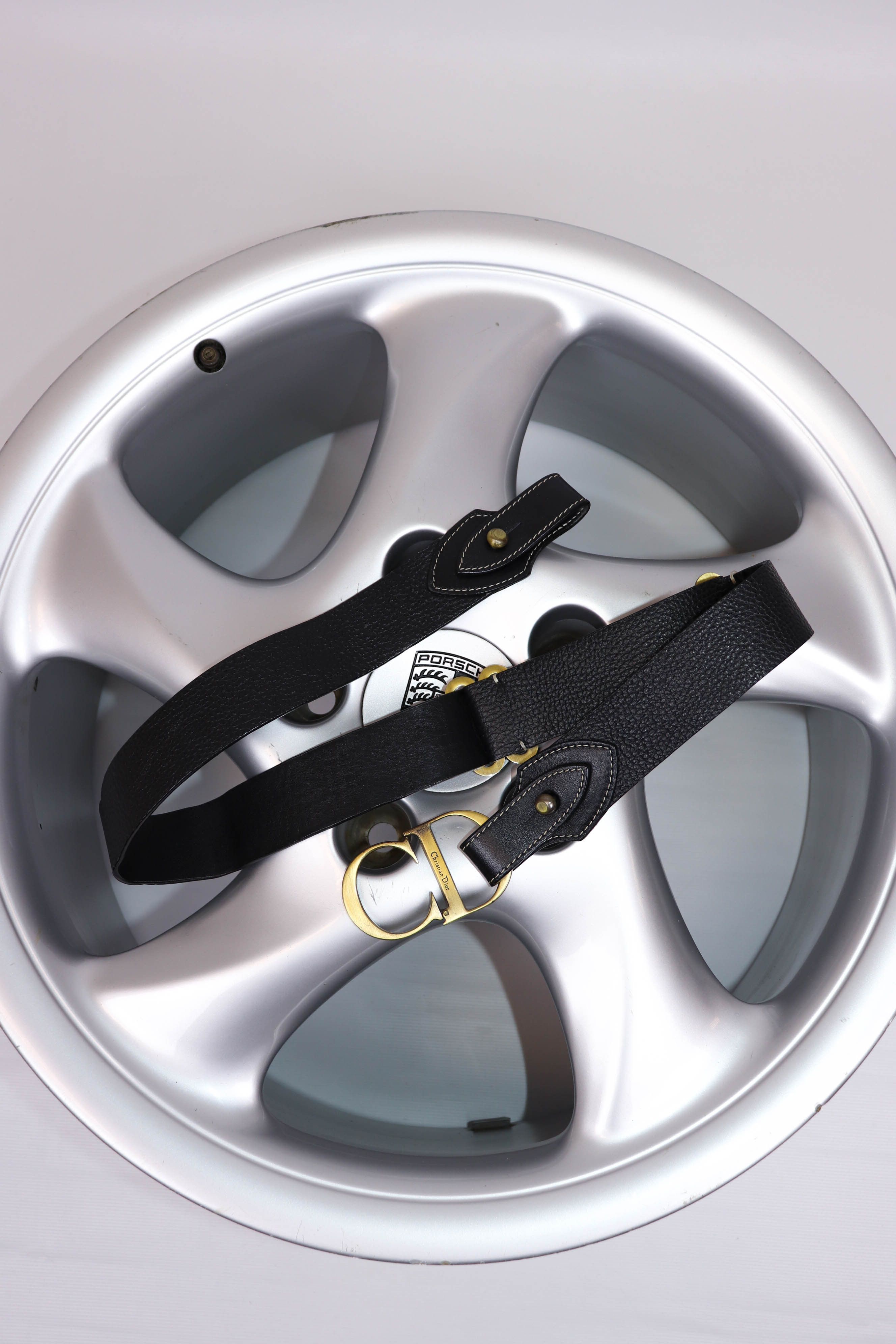 Christian Dior Monsieur Christian Dior Paris Vintage Archival Leather CD Buckle Belt Size ONE SIZE - 2 Thumbnail