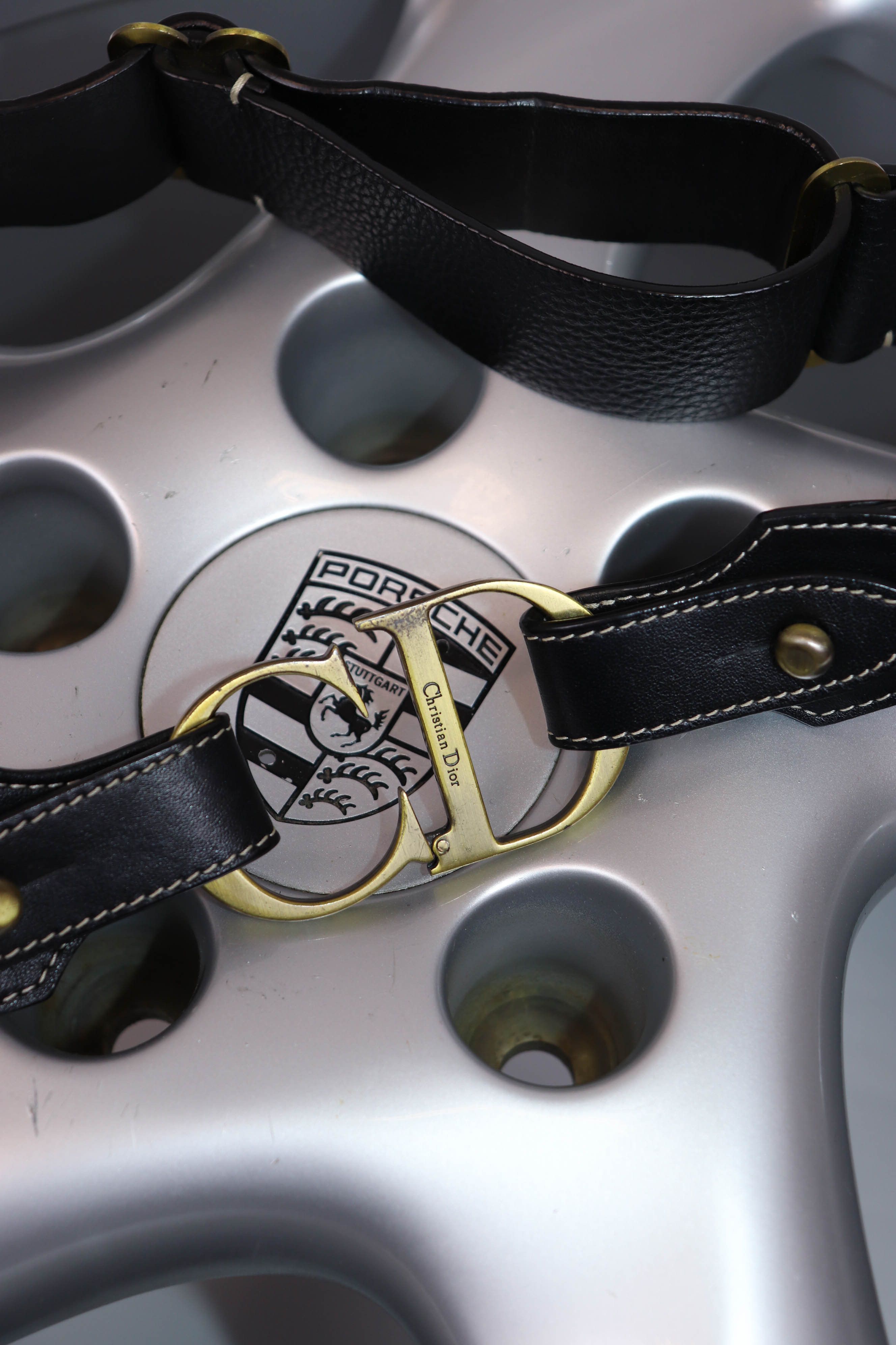 Christian Dior Monsieur Christian Dior Paris Vintage Archival Leather CD Buckle Belt Size ONE SIZE - 10 Thumbnail