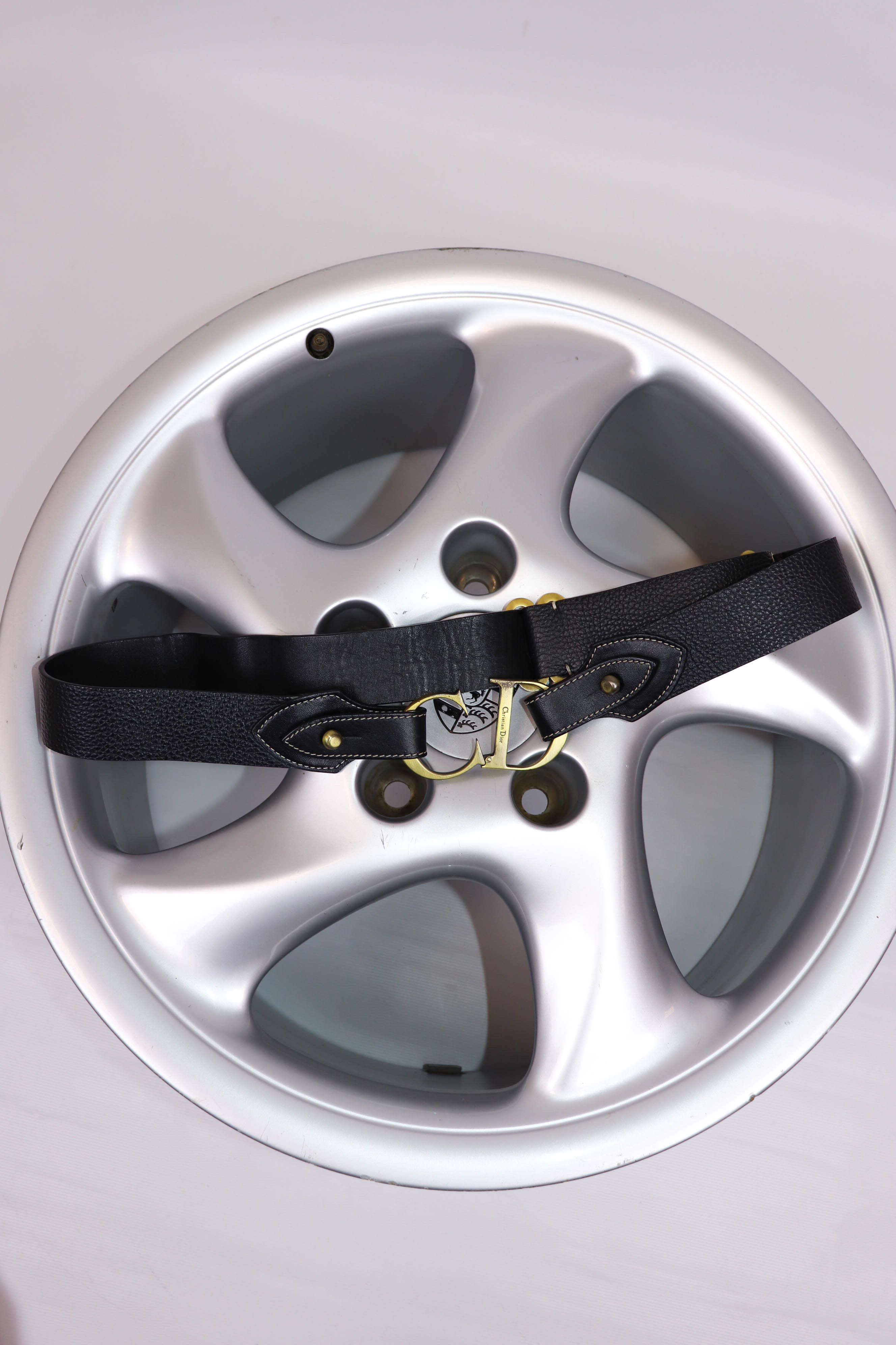 Christian Dior Monsieur Christian Dior Paris Vintage Archival Leather CD Buckle Belt Size ONE SIZE - 3 Thumbnail