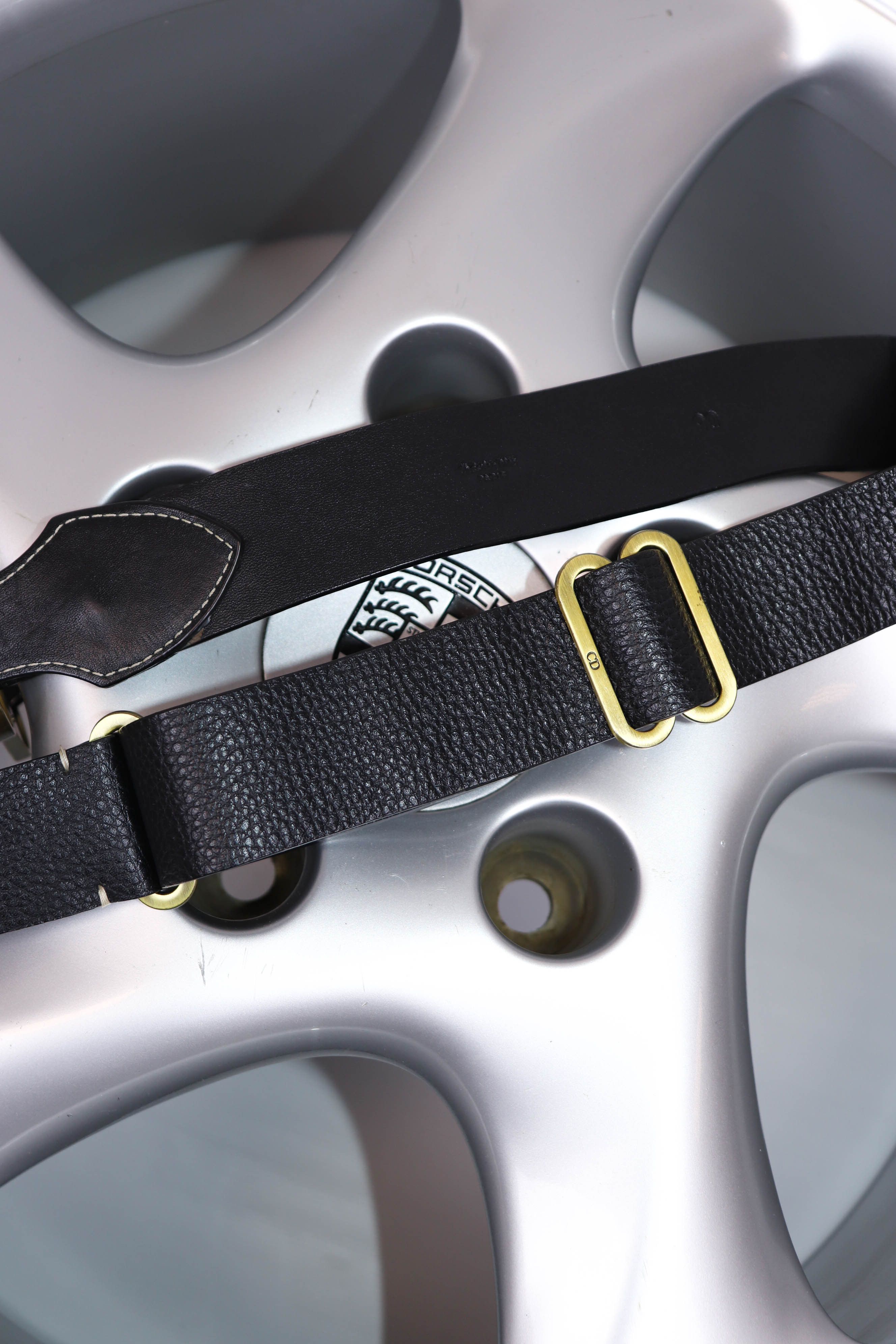 Christian Dior Monsieur Christian Dior Paris Vintage Archival Leather CD Buckle Belt Size ONE SIZE - 7 Thumbnail