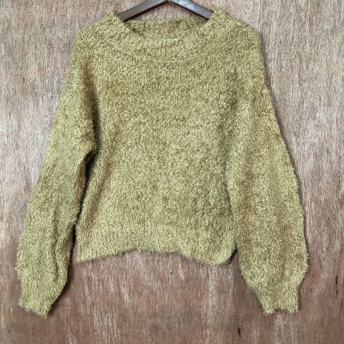 Homespun Knitwear Earth Music&Ecology Shag Shaggy Fur Mohair Knitwear #6438 Size M / US 6-8 / IT 42-44 - 3 Thumbnail