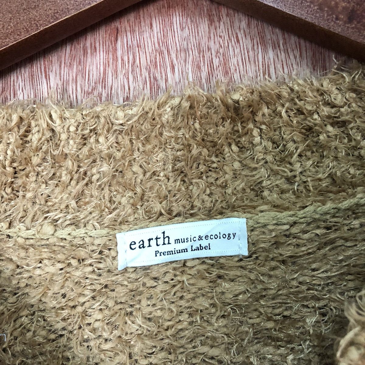 Homespun Knitwear Earth Music&Ecology Shag Shaggy Fur Mohair Knitwear #6438 Size M / US 6-8 / IT 42-44 - 4 Thumbnail
