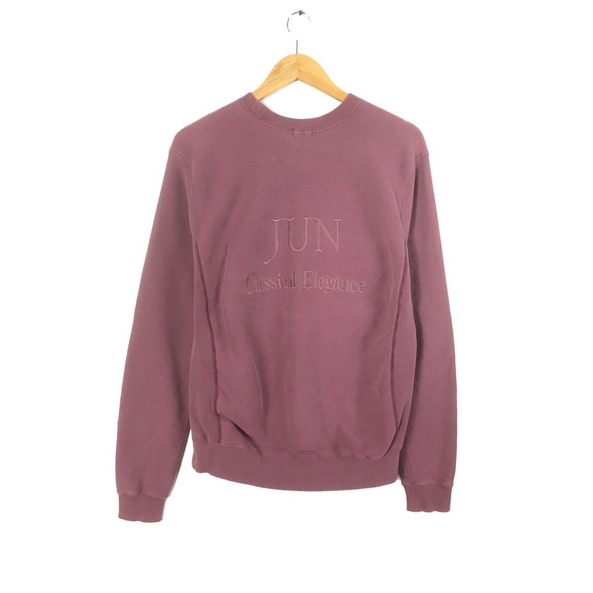 Japanese Brand × Vintage Vintage JUN Classical Elegance Sweatshirt Spell Out JUN Size US M / EU 48-50 / 2 - 3 Thumbnail