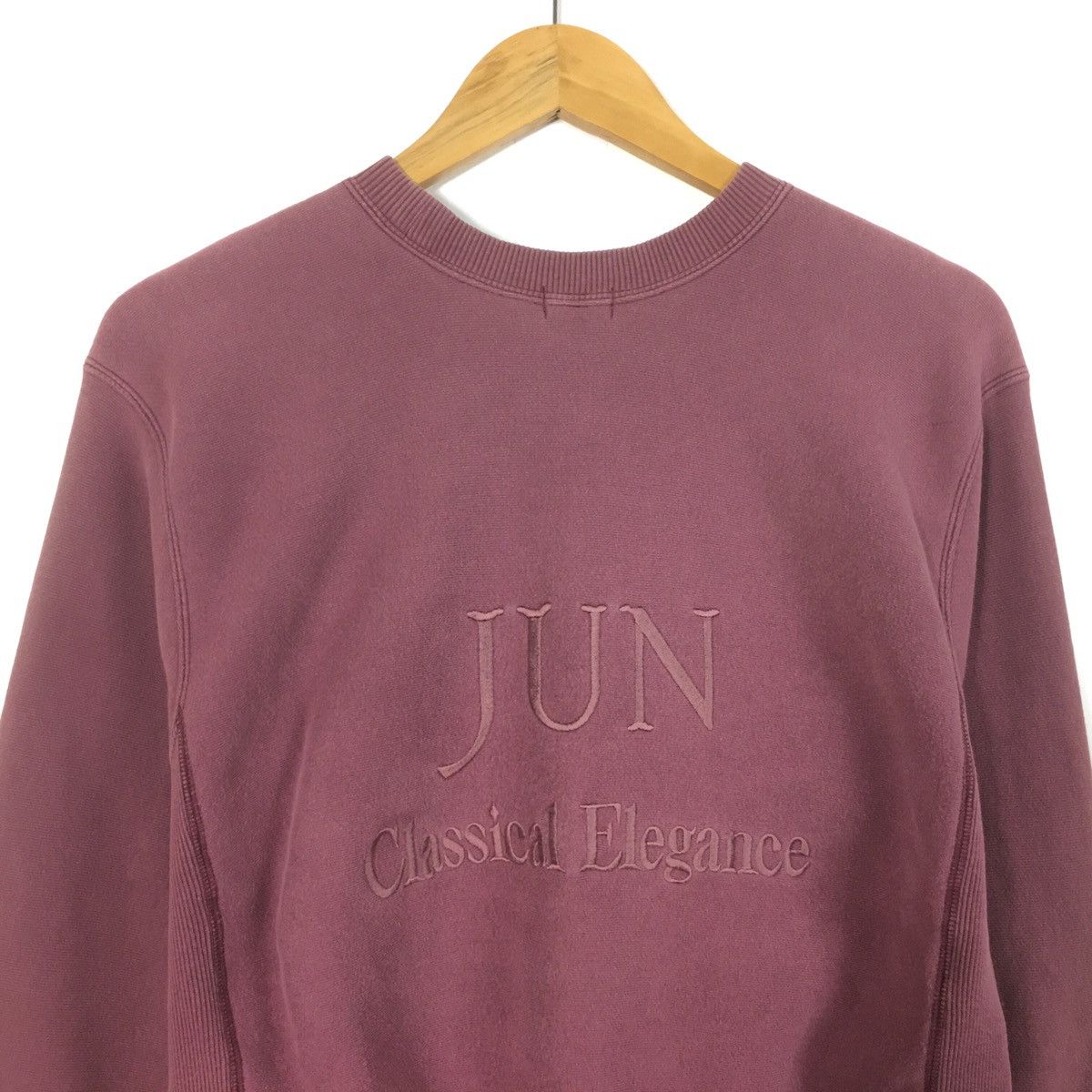 Japanese Brand × Vintage Vintage JUN Classical Elegance Sweatshirt Spell Out JUN Size US M / EU 48-50 / 2 - 4 Thumbnail