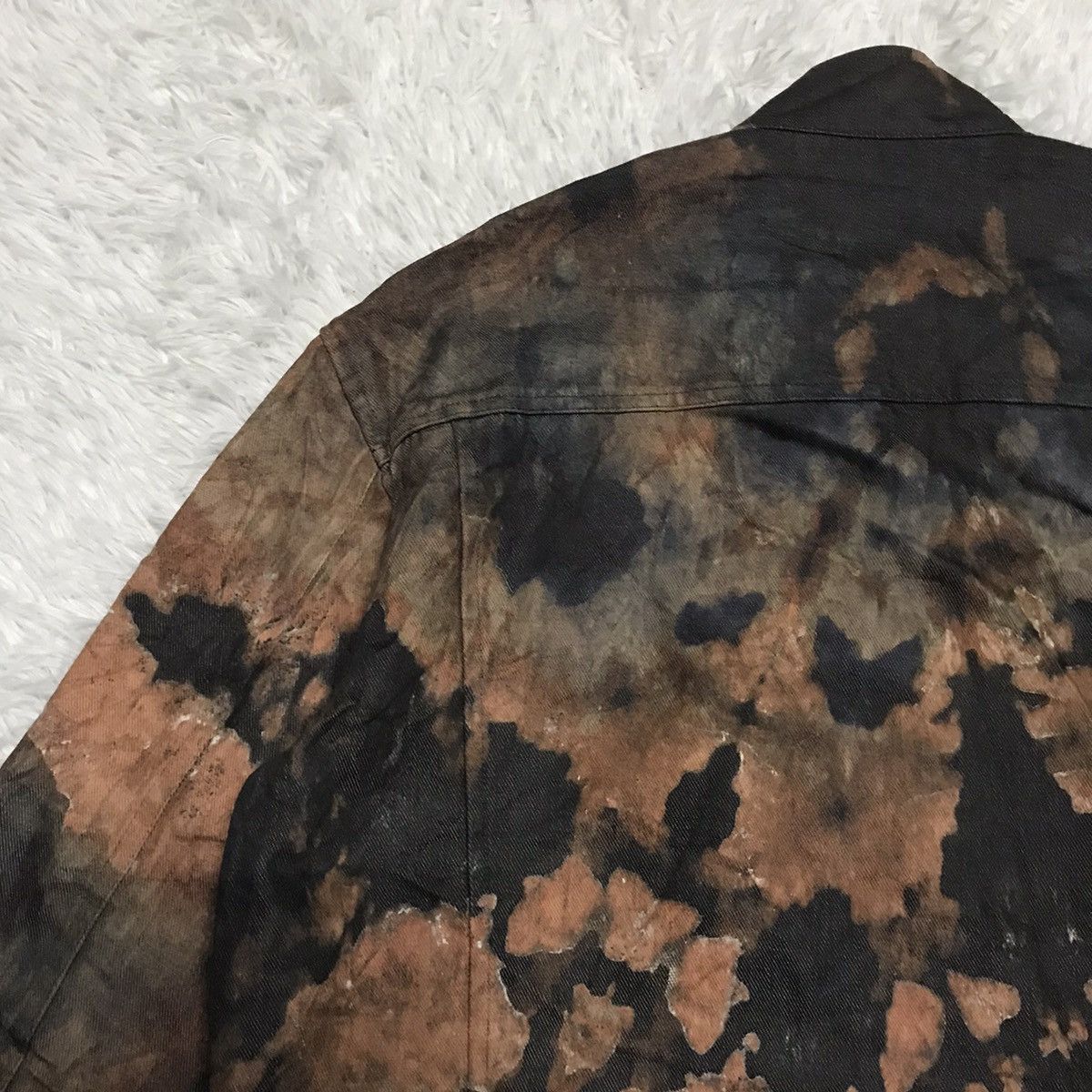 Japanese Brand TRD Trashed Acid Wash Jacket Size US L / EU 52-54 / 3 - 11 Thumbnail