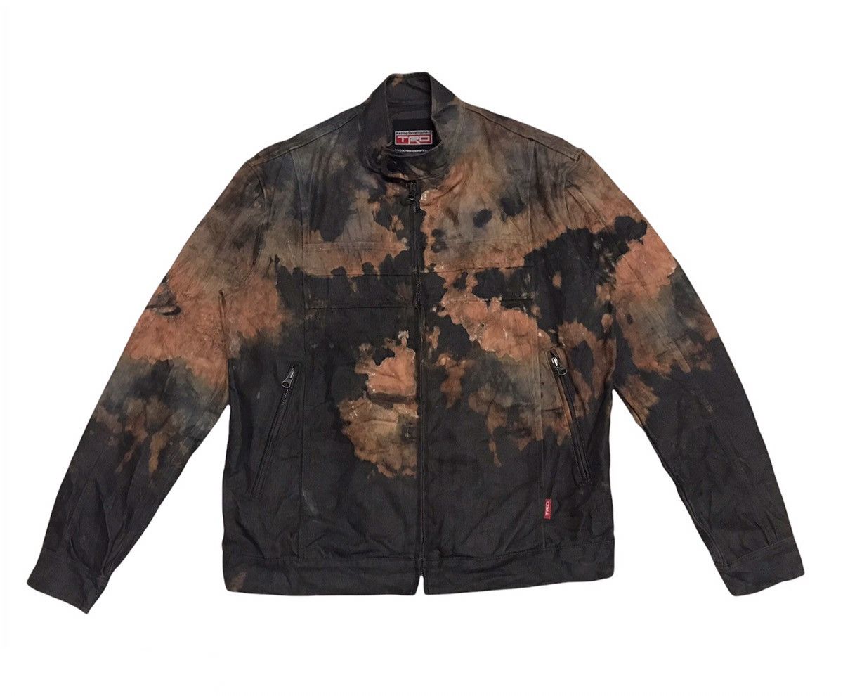 Japanese Brand TRD Trashed Acid Wash Jacket Size US L / EU 52-54 / 3 - 1 Thumbnail