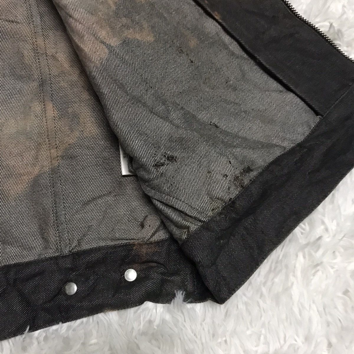 Japanese Brand TRD Trashed Acid Wash Jacket Size US L / EU 52-54 / 3 - 15 Thumbnail