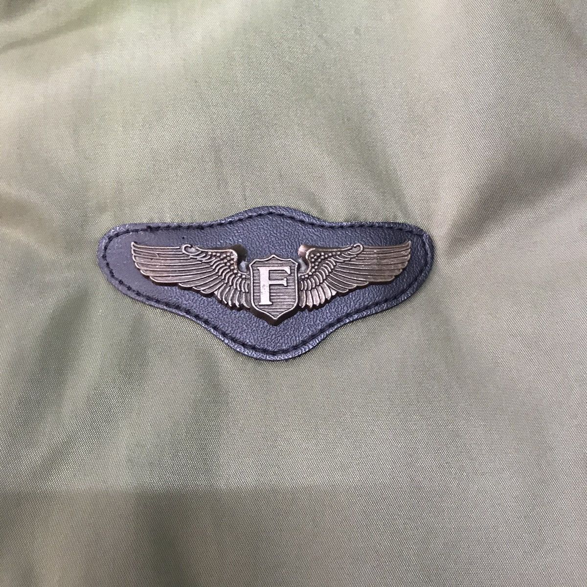 Japanese Brand Air Force Printed Back Fire Usa Bomber Flight Jacket Size US L / EU 52-54 / 3 - 7 Thumbnail
