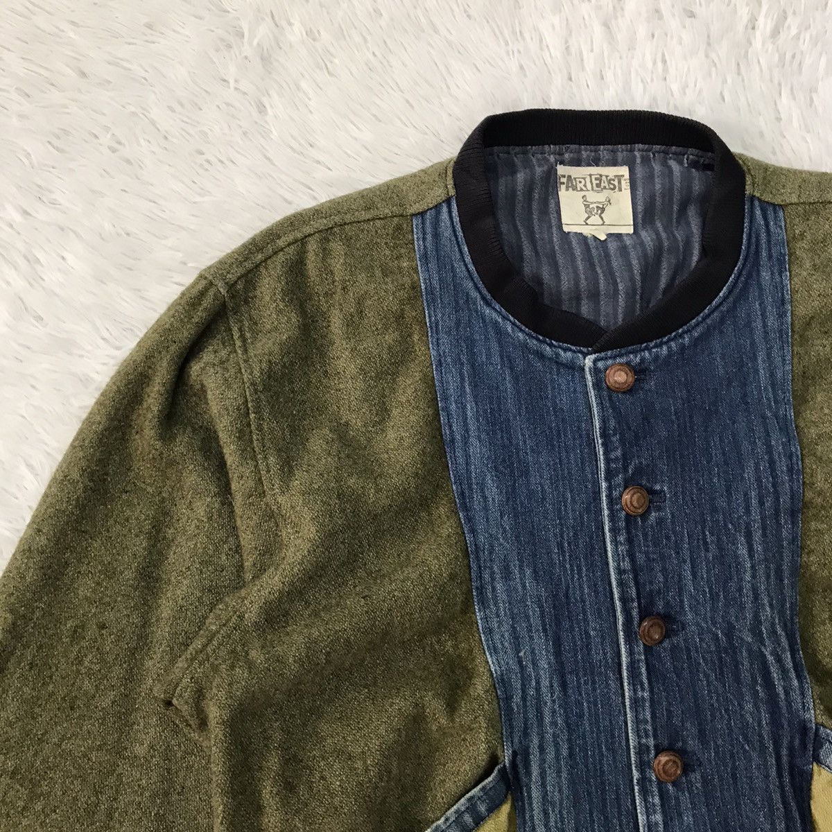Japanese Brand Far East Block Colour Jacket Size US L / EU 52-54 / 3 - 6 Thumbnail