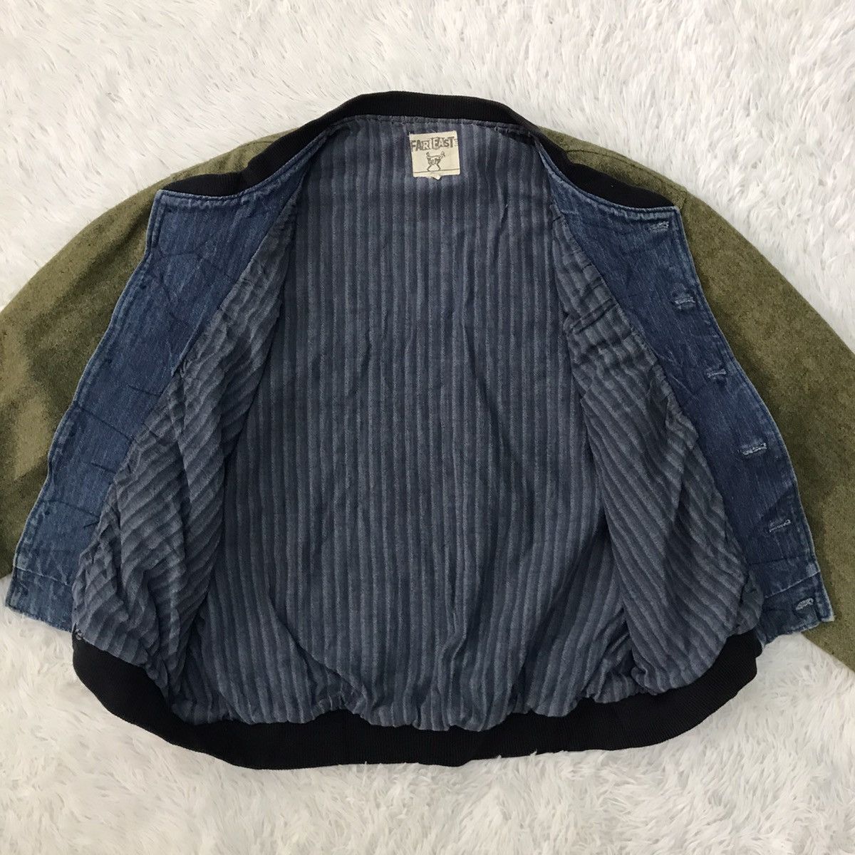 Japanese Brand Far East Block Colour Jacket Size US L / EU 52-54 / 3 - 15 Thumbnail