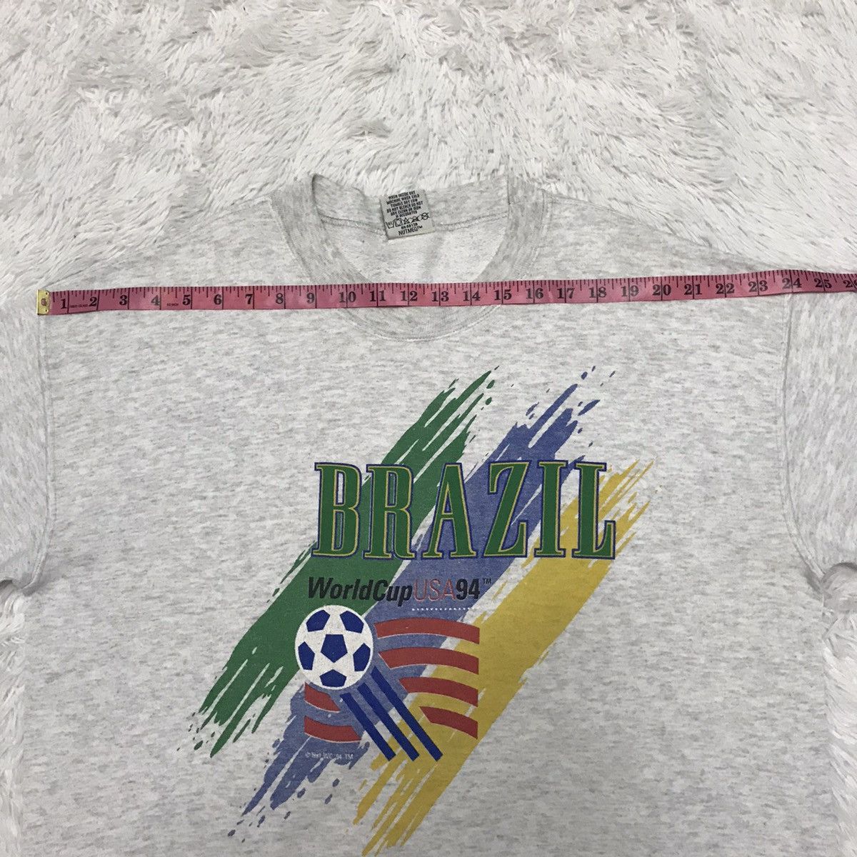 Nutmeg Vintage Brazil World Cup USA 1994 Sweatshirt Size US L / EU 52-54 / 3 - 18 Thumbnail