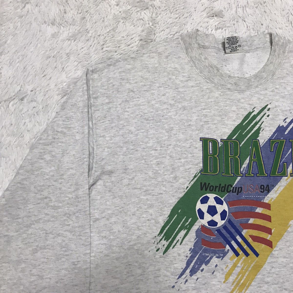Nutmeg Vintage Brazil World Cup USA 1994 Sweatshirt Size US L / EU 52-54 / 3 - 6 Thumbnail