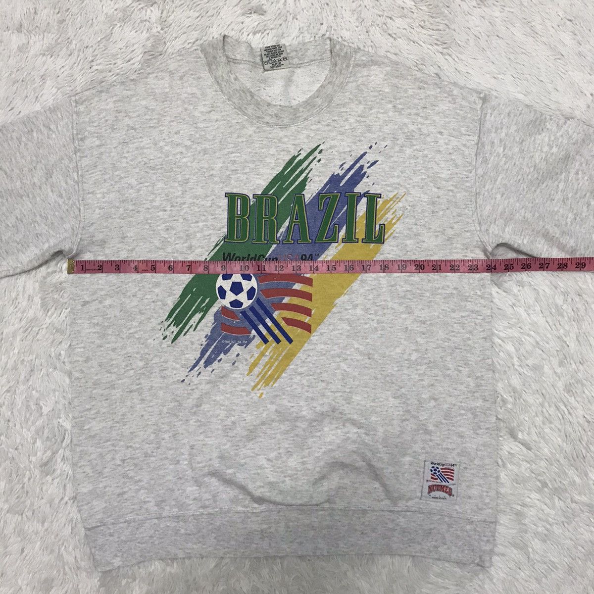 Nutmeg Vintage Brazil World Cup USA 1994 Sweatshirt Size US L / EU 52-54 / 3 - 16 Thumbnail