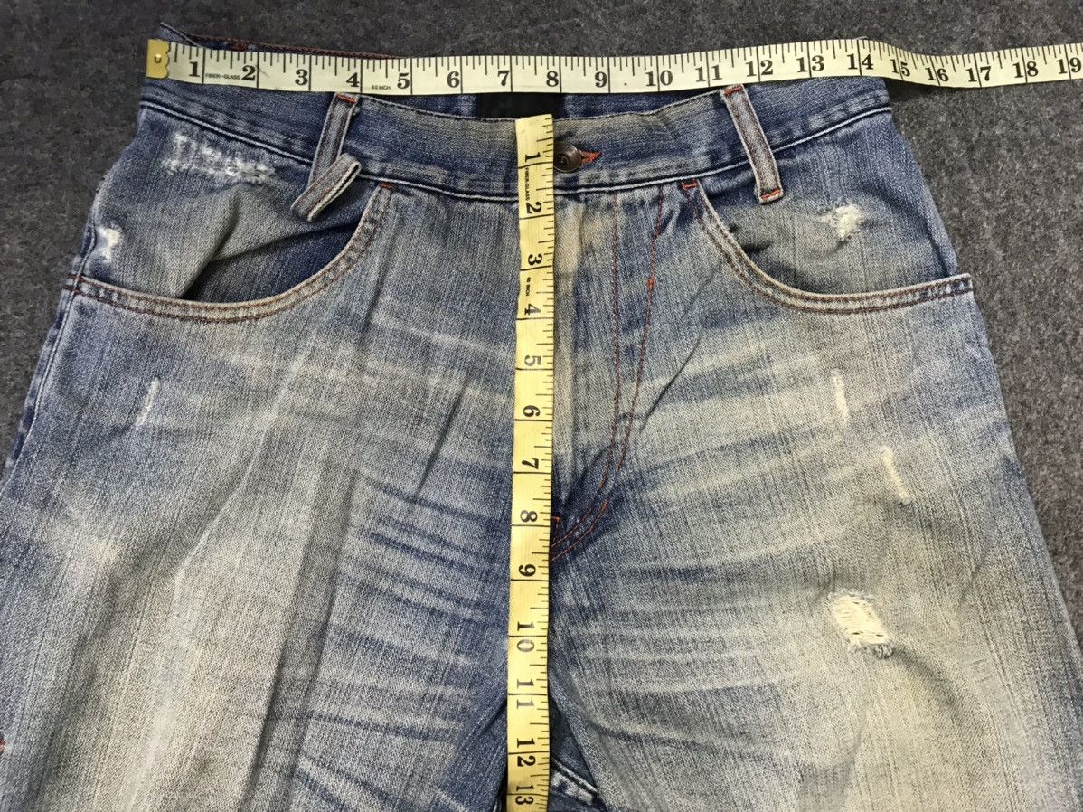 Energie Energie Double Knee Style Distressed Faded Denim Jeans Size US 29 - 9 Thumbnail