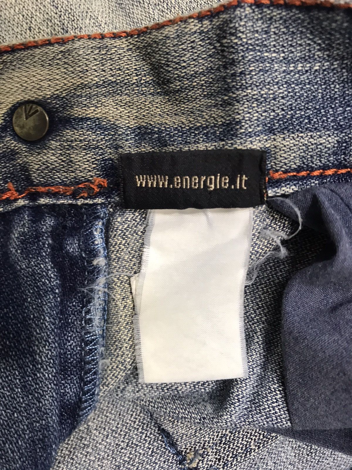 Energie Energie Double Knee Style Distressed Faded Denim Jeans Size US 29 - 8 Thumbnail