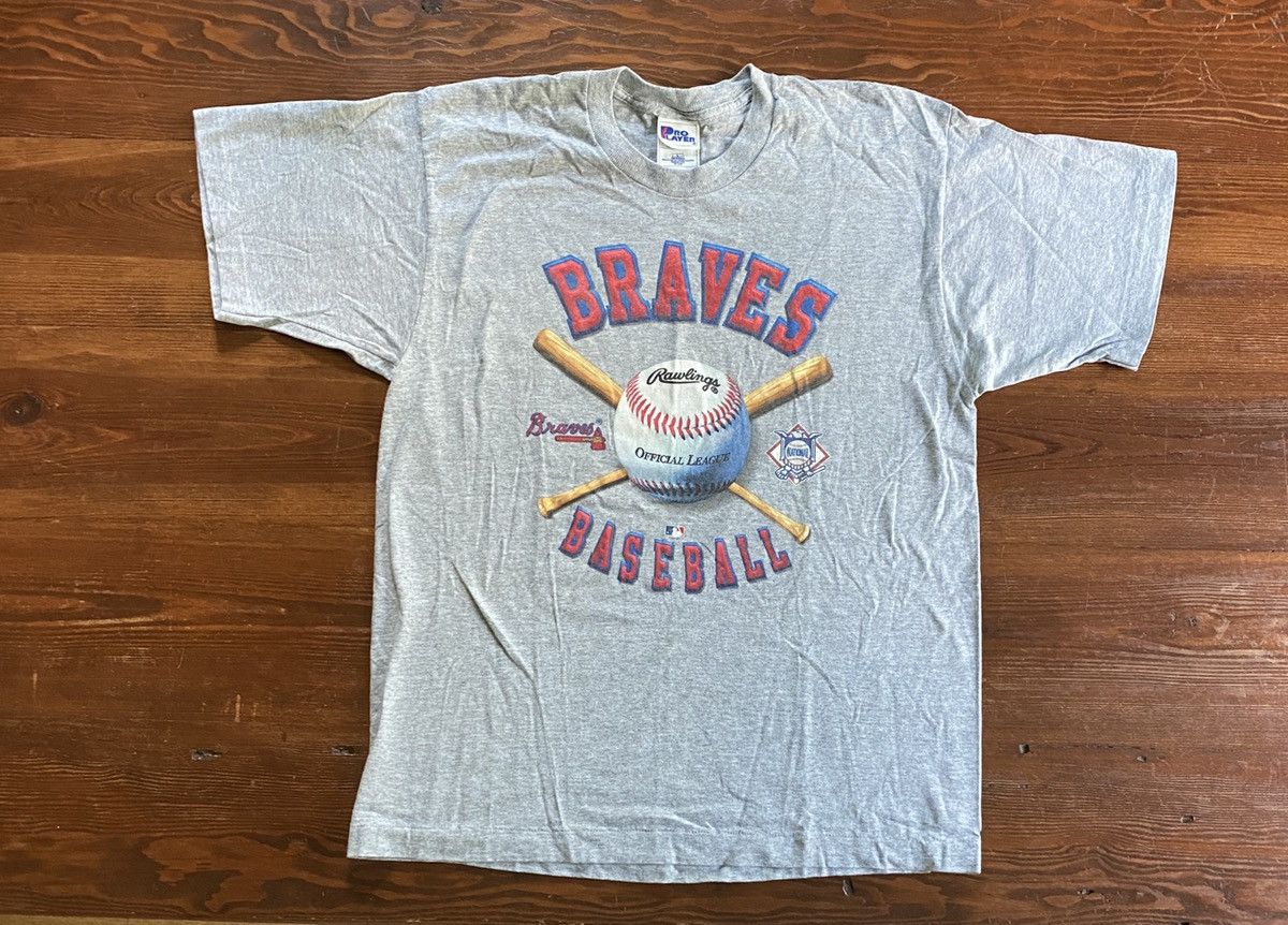 Vintage S Atlanta Braves 90s Single Stitch Shirt