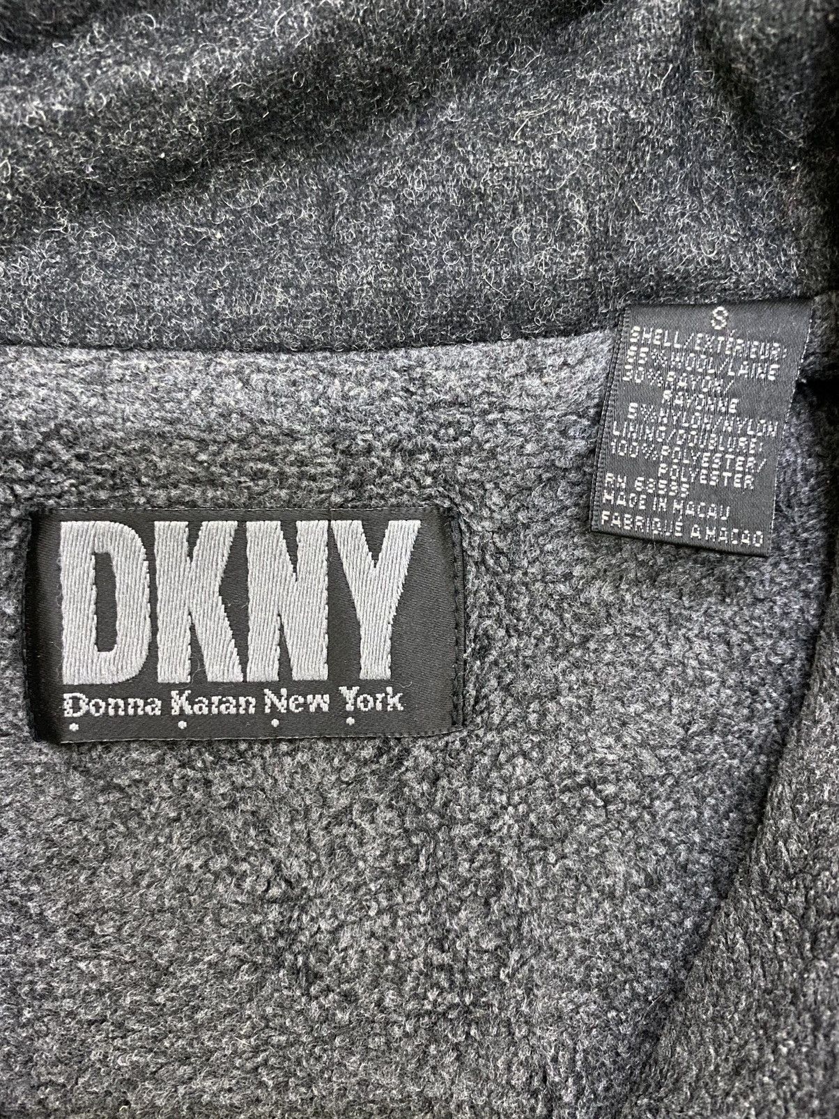 DKNY × Designer × Donna Karan Donna Karan New York DKNY Wool Jacket Half Zip Size US S / EU 44-46 / 1 - 7 Thumbnail