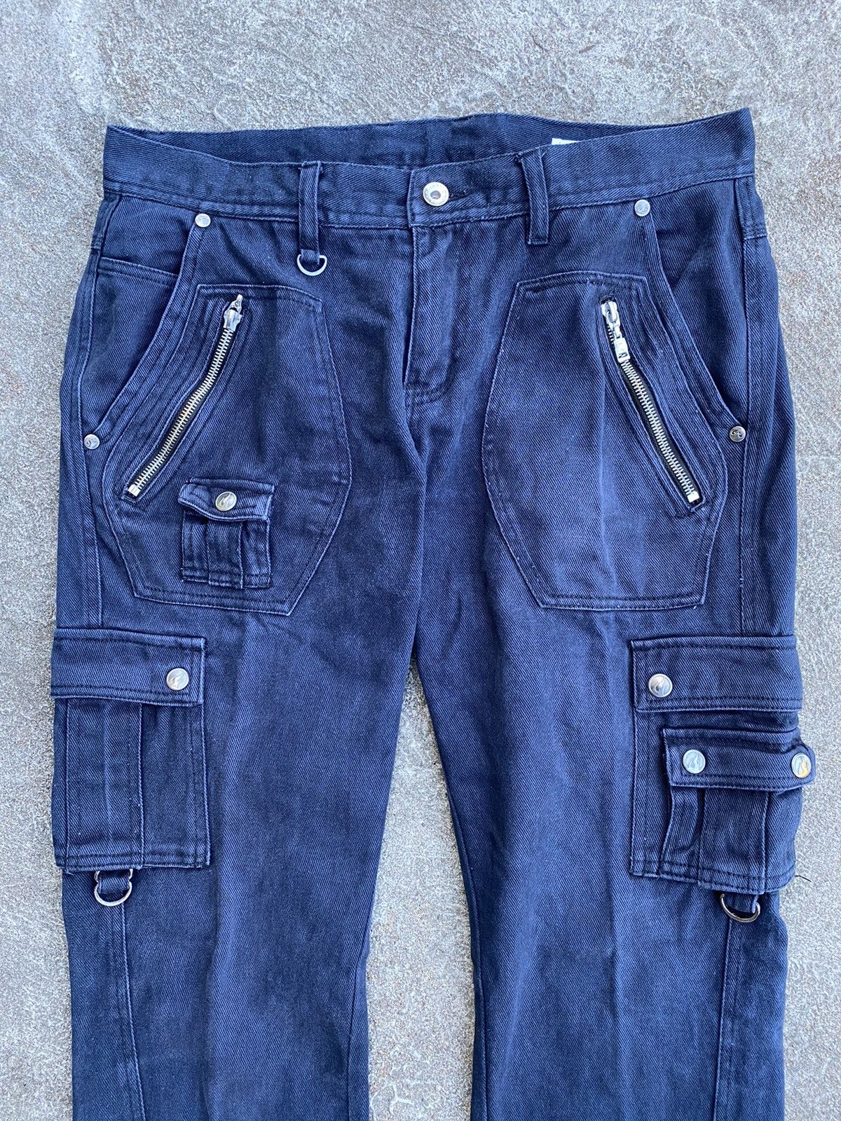 20471120 × Hysteric Glamour × Japanese Brand 💸BINDINGOFFER💸SEMANTIC DESIGN CARGO MULTIPOCKET PANTS Size US 33 - 2 Thumbnail