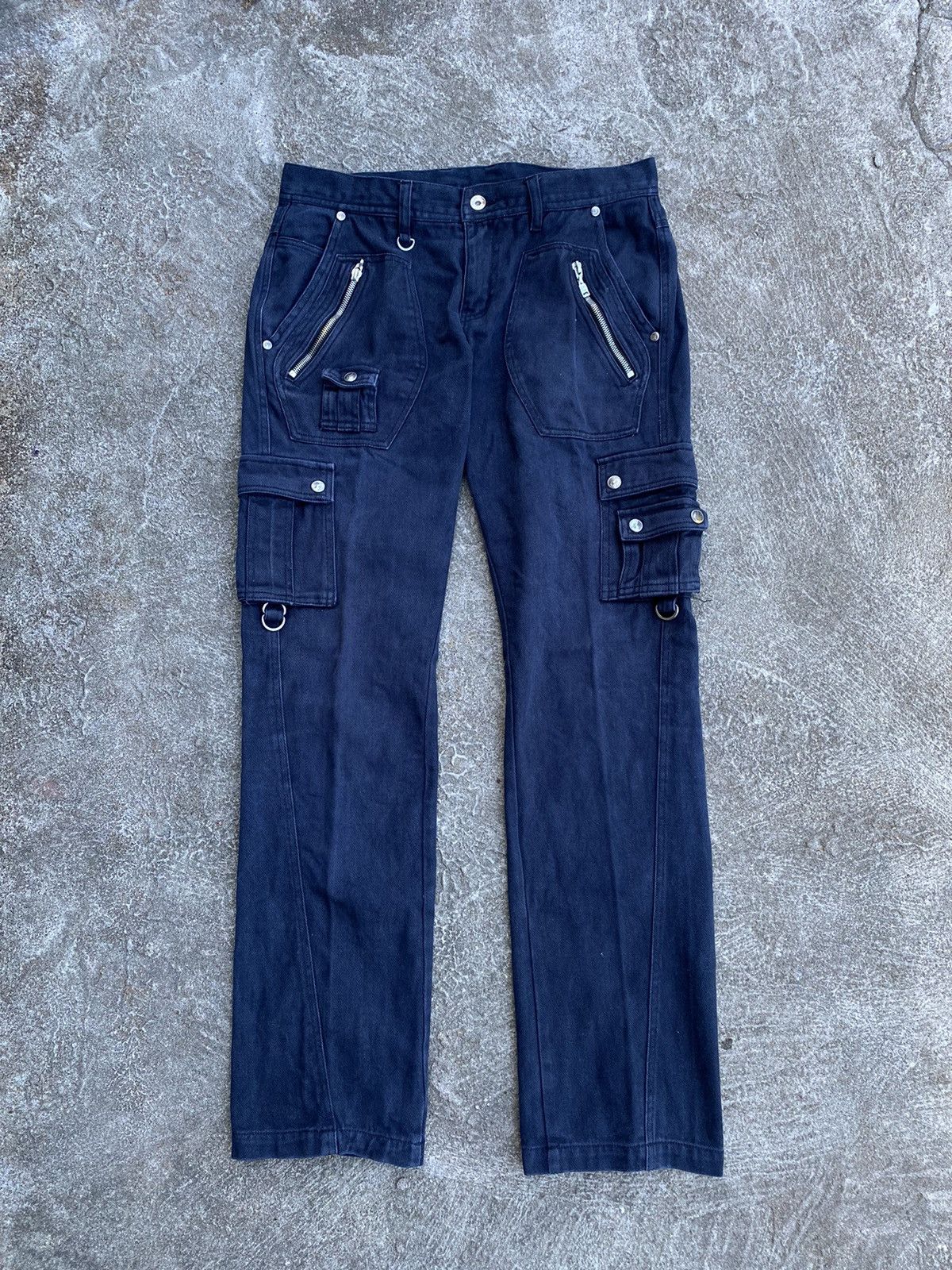 20471120 × Hysteric Glamour × Japanese Brand 💸BINDINGOFFER💸SEMANTIC DESIGN CARGO MULTIPOCKET PANTS Size US 33 - 1 Thumbnail