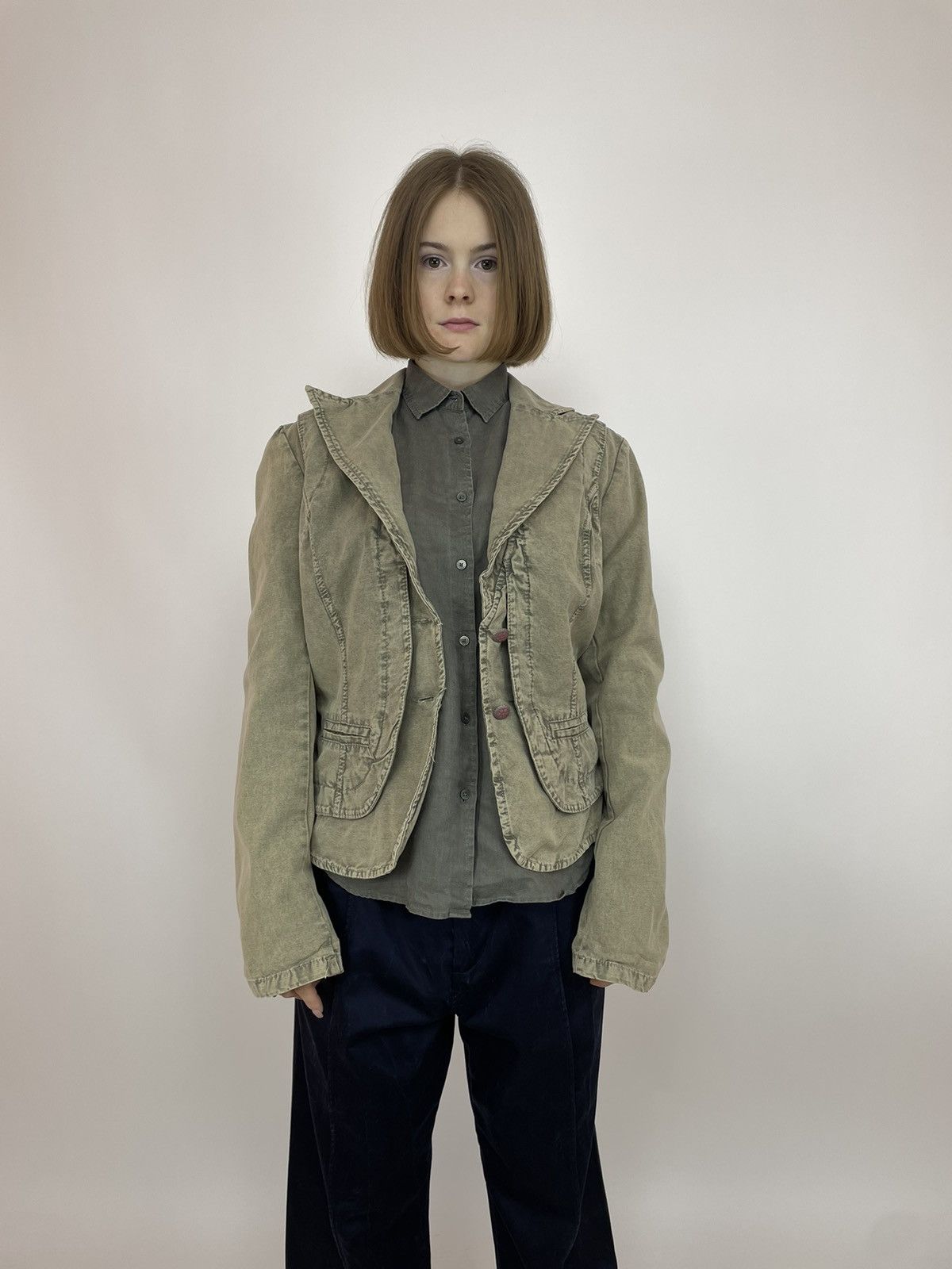 Vintage KOR@KOR Waded Vintage Blazer jacket Womens size 46 Size L / US 10 / IT 46 - 6 Thumbnail